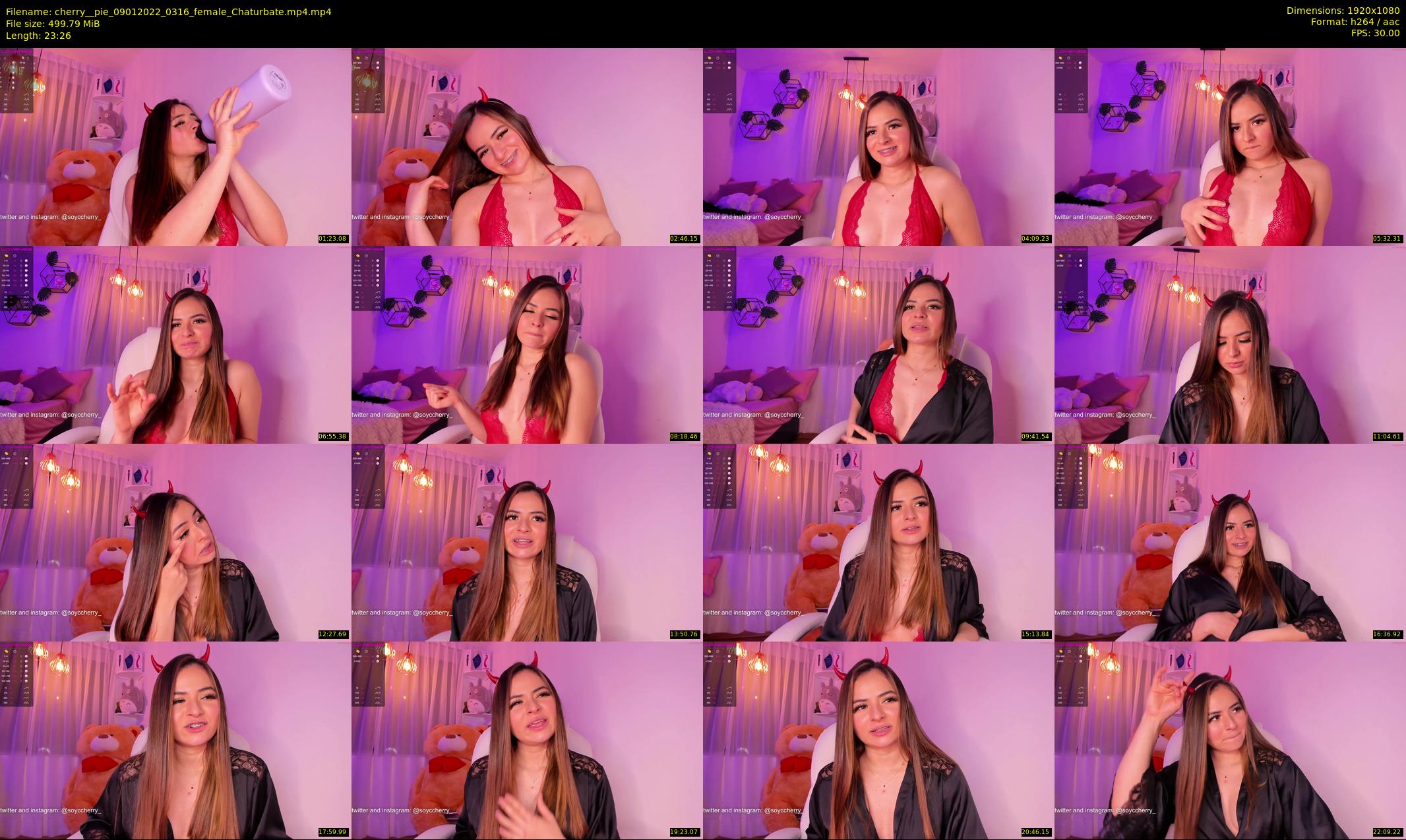 cherry__pie — 24 minute Chaturbate female cam show recording, 1080p, Jan 9, 2022
