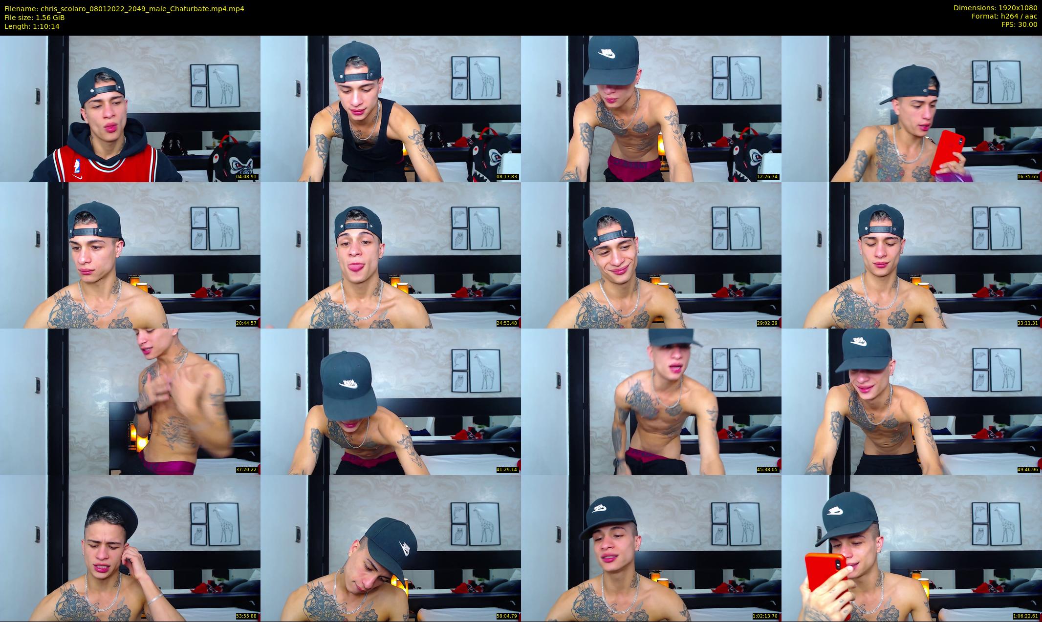 chris_scolaro — 71 minute Chaturbate male cam show recording, 1080p, Jan 8, 2022