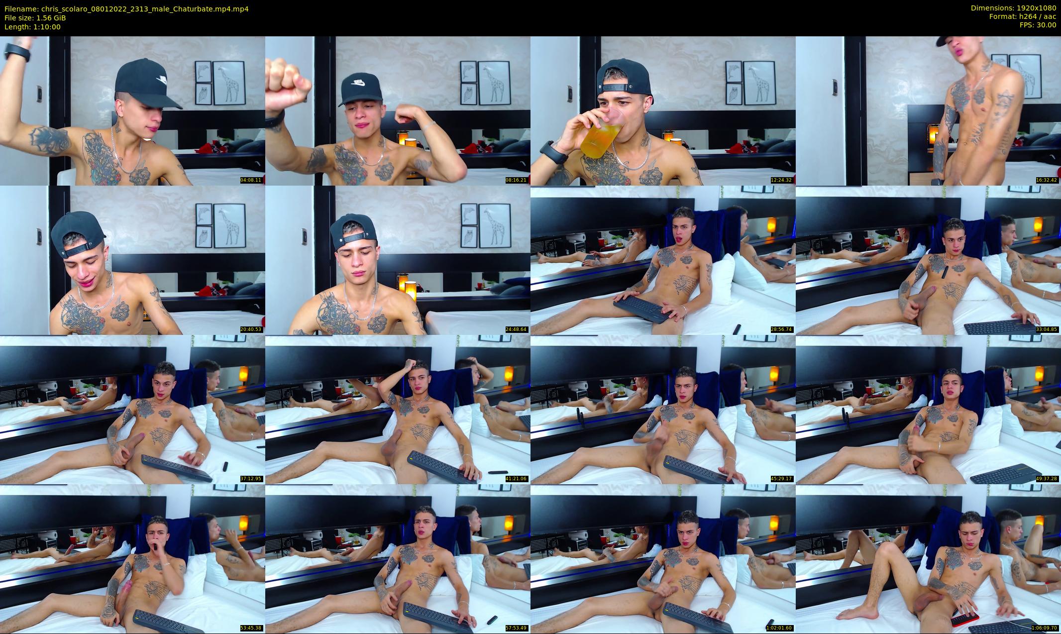 chris_scolaro — 70 minute Chaturbate male cam show recording, 1080p, Jan 8, 2022