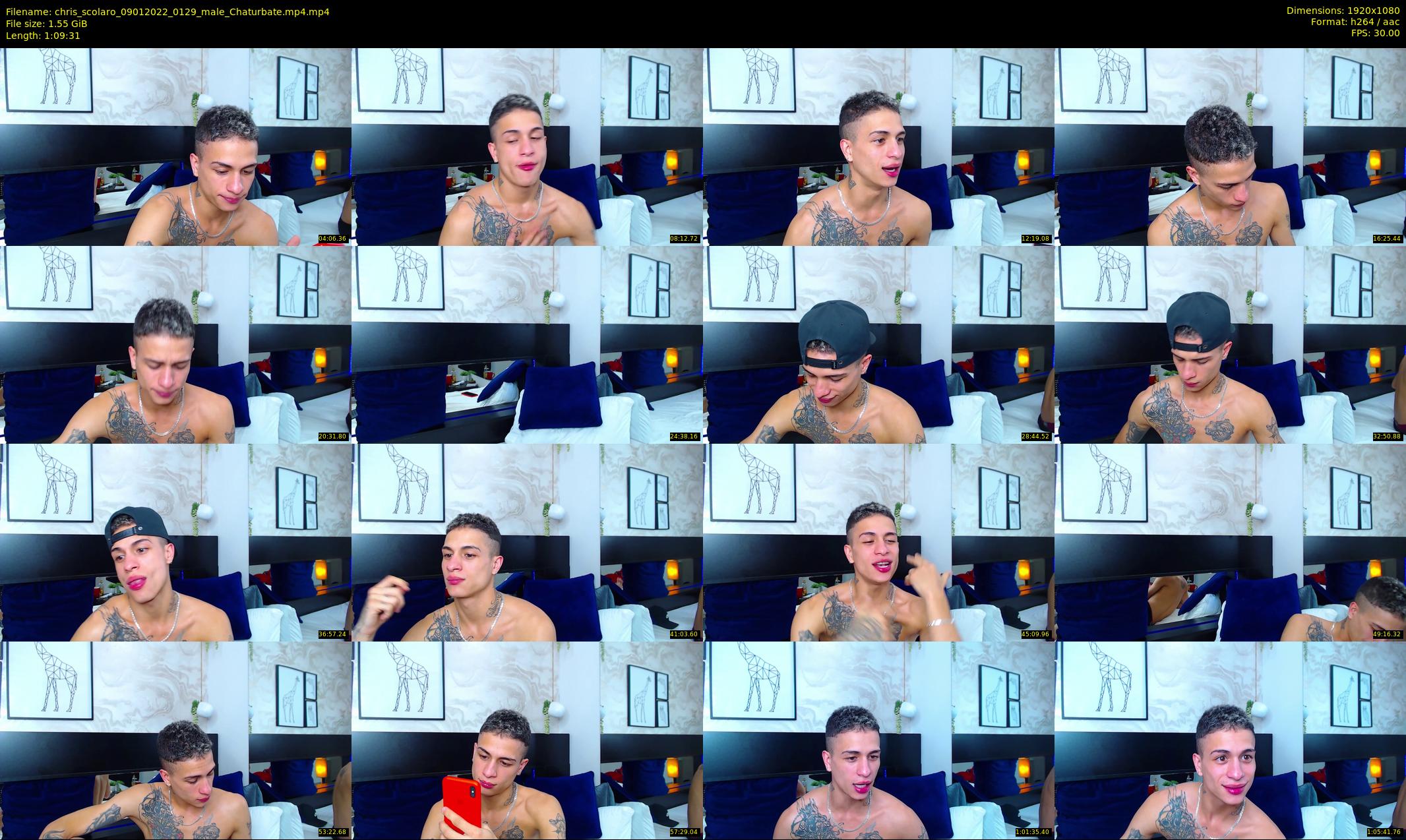 chris_scolaro — 70 minute Chaturbate male cam show recording, 1080p, Jan 9, 2022