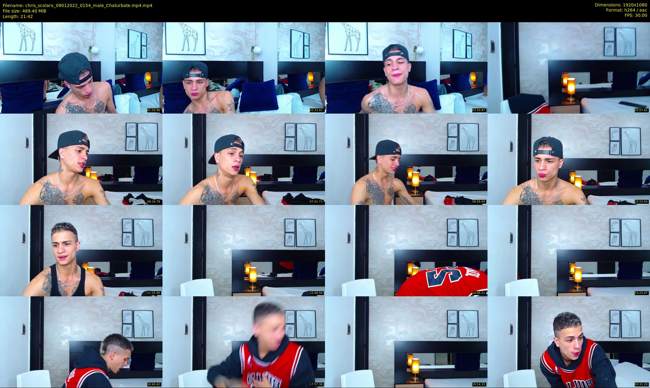 chris_scolaro — 22 minute Chaturbate male cam show recording, 1080p, Jan 9, 2022