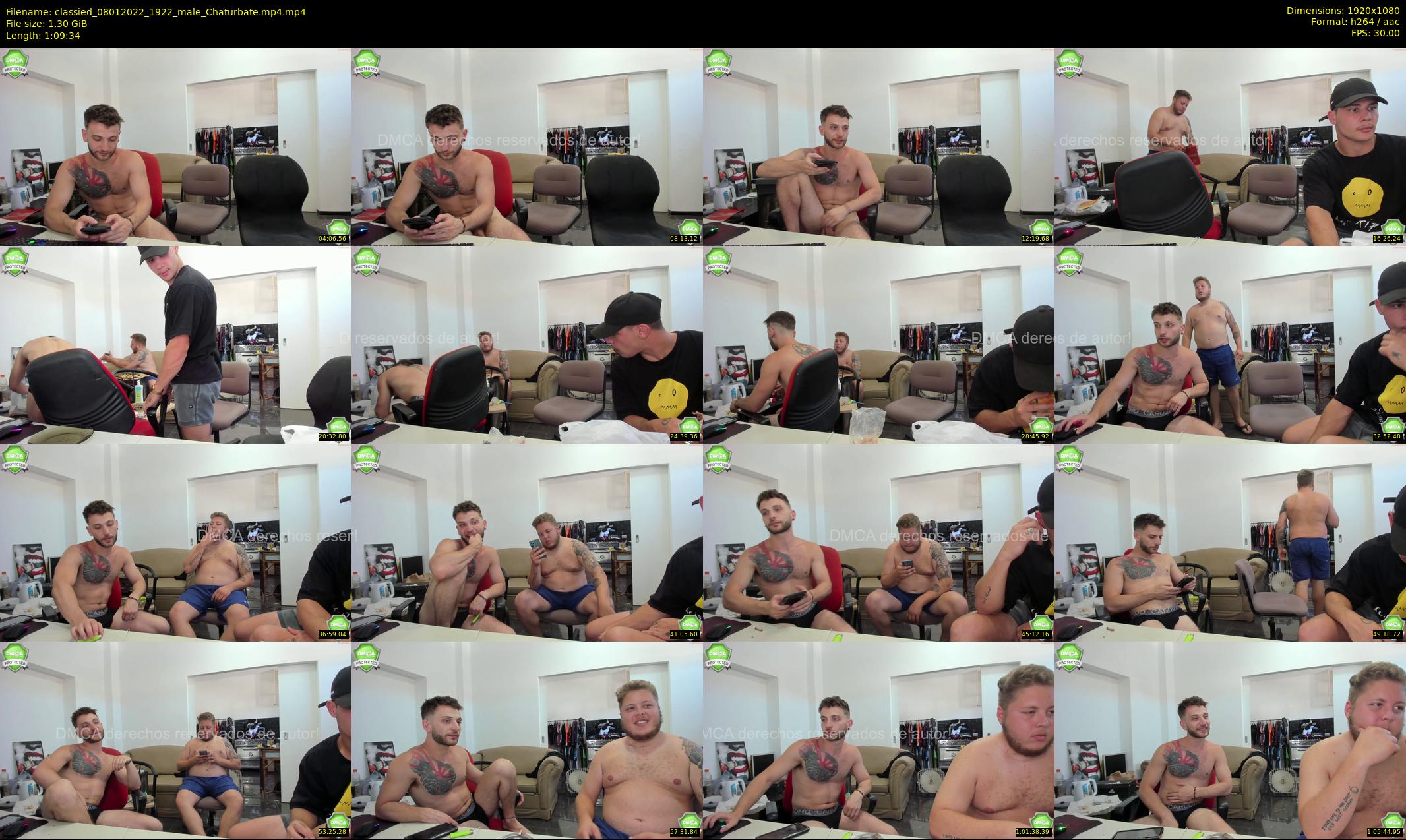 classied — 70 minute Chaturbate male cam show recording, 1080p, Jan 8, 2022