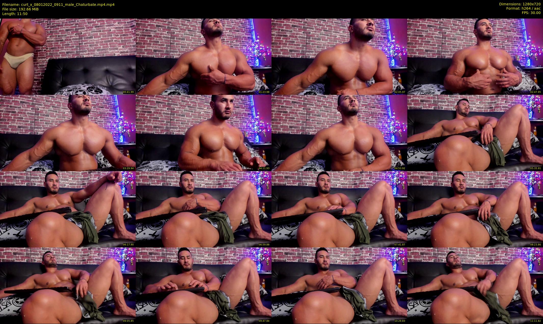 curt_x — 12 minute Chaturbate male cam show recording, 720p, Jan 8, 2022