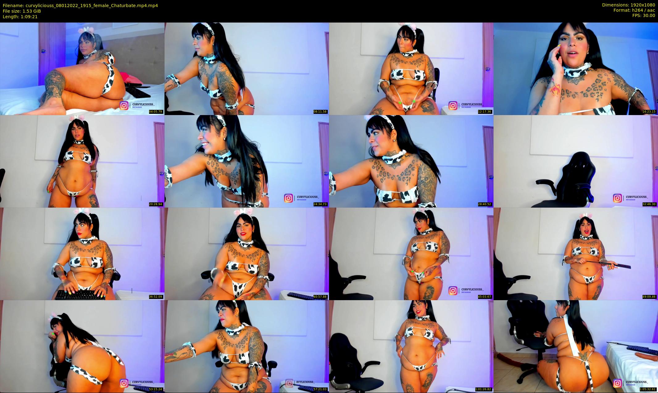 curvyliciouss — 70 minute Chaturbate female cam show recording, 1080p, Jan 8, 2022