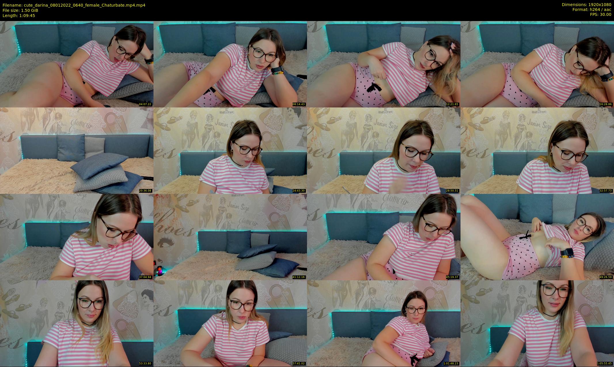 cute_darina — 70 minute Chaturbate female cam show recording, 1080p, Jan 8, 2022