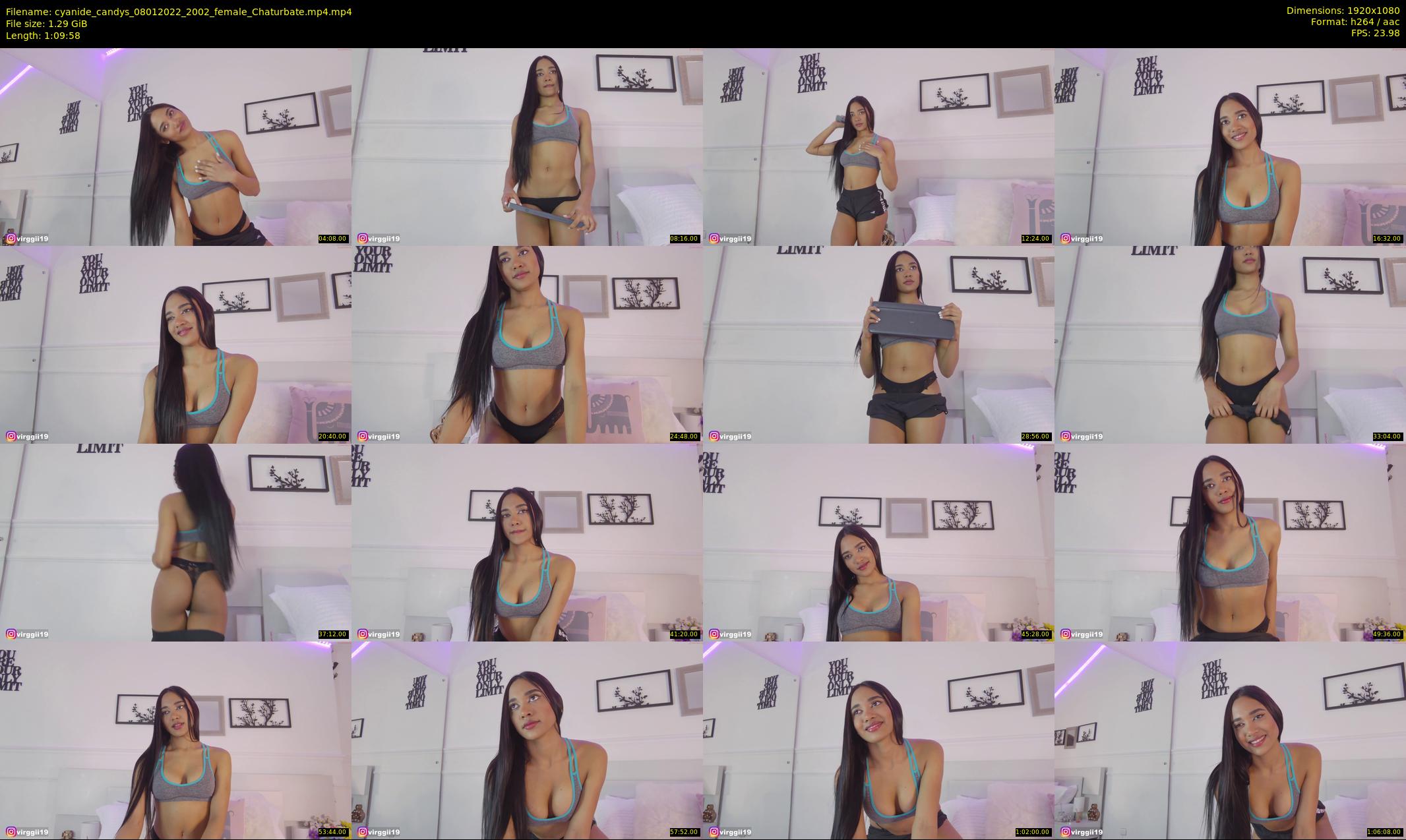 cyanide_candys — 70 minute Chaturbate female cam show recording, 1080p, Jan 8, 2022