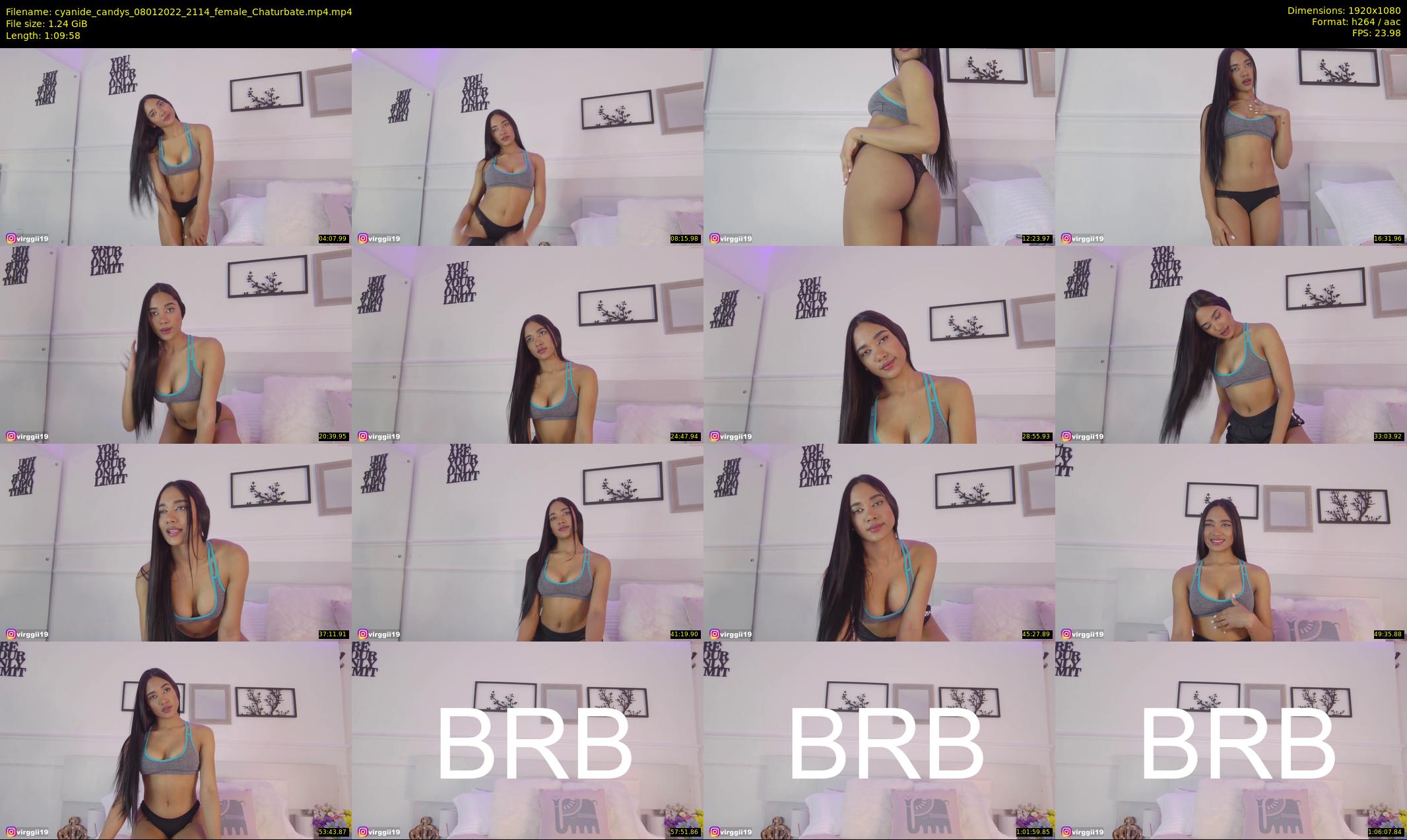 cyanide_candys — 70 minute Chaturbate female cam show recording, 1080p, Jan 8, 2022