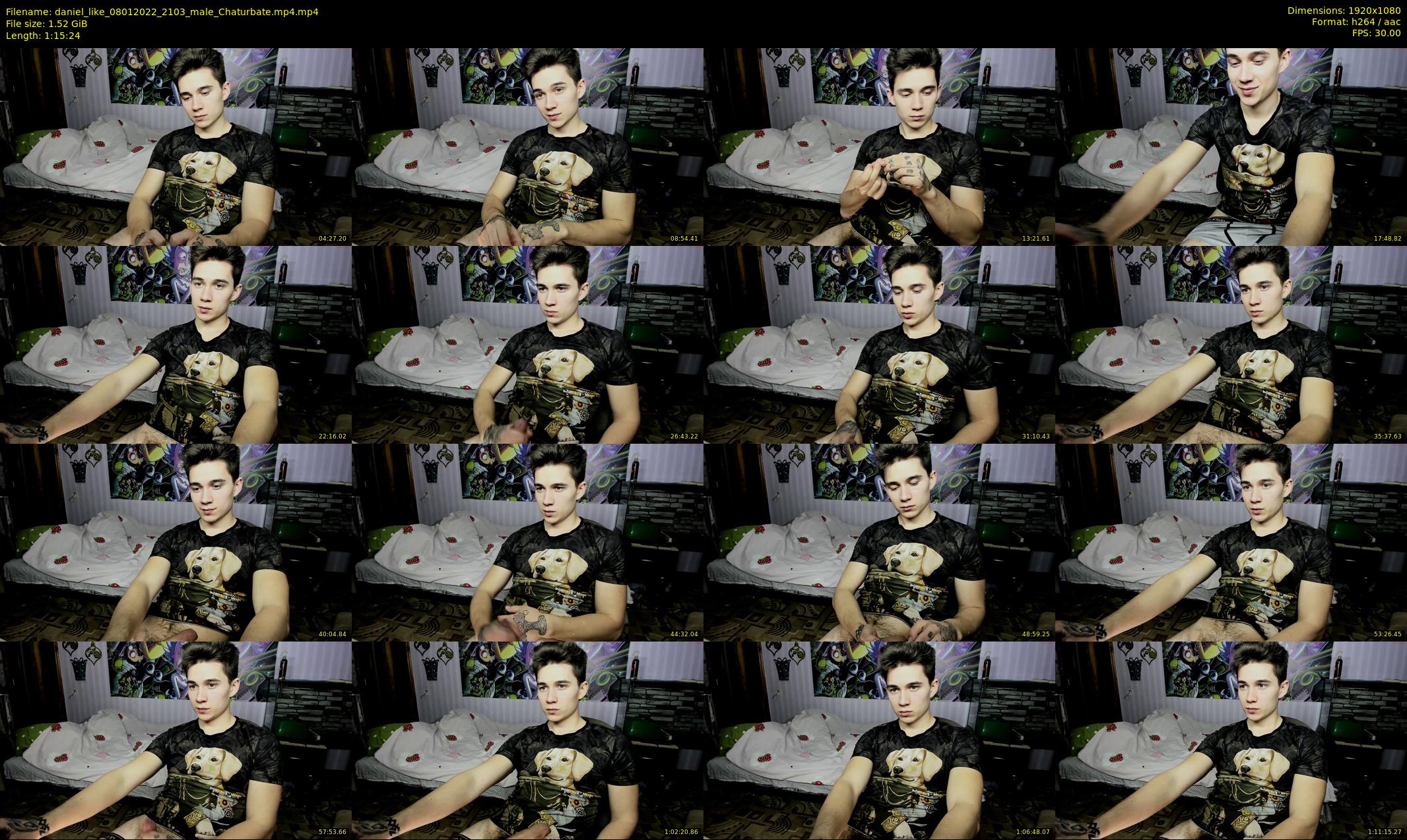 daniel_like — 76 minute Chaturbate male cam show recording, 1080p, Jan 8, 2022