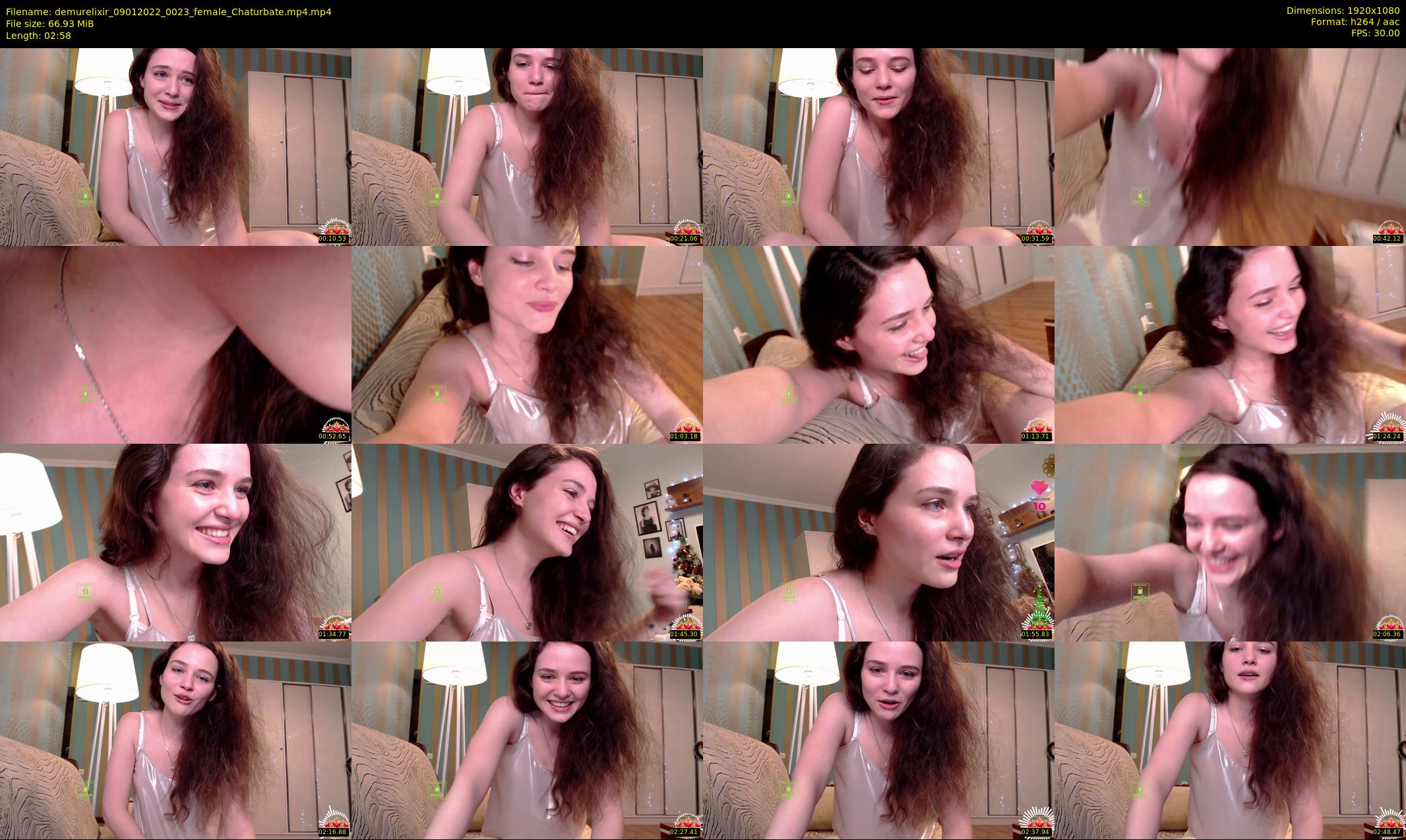 demurelixir — 3 minute Chaturbate female cam show recording, 1080p, Jan 9, 2022
