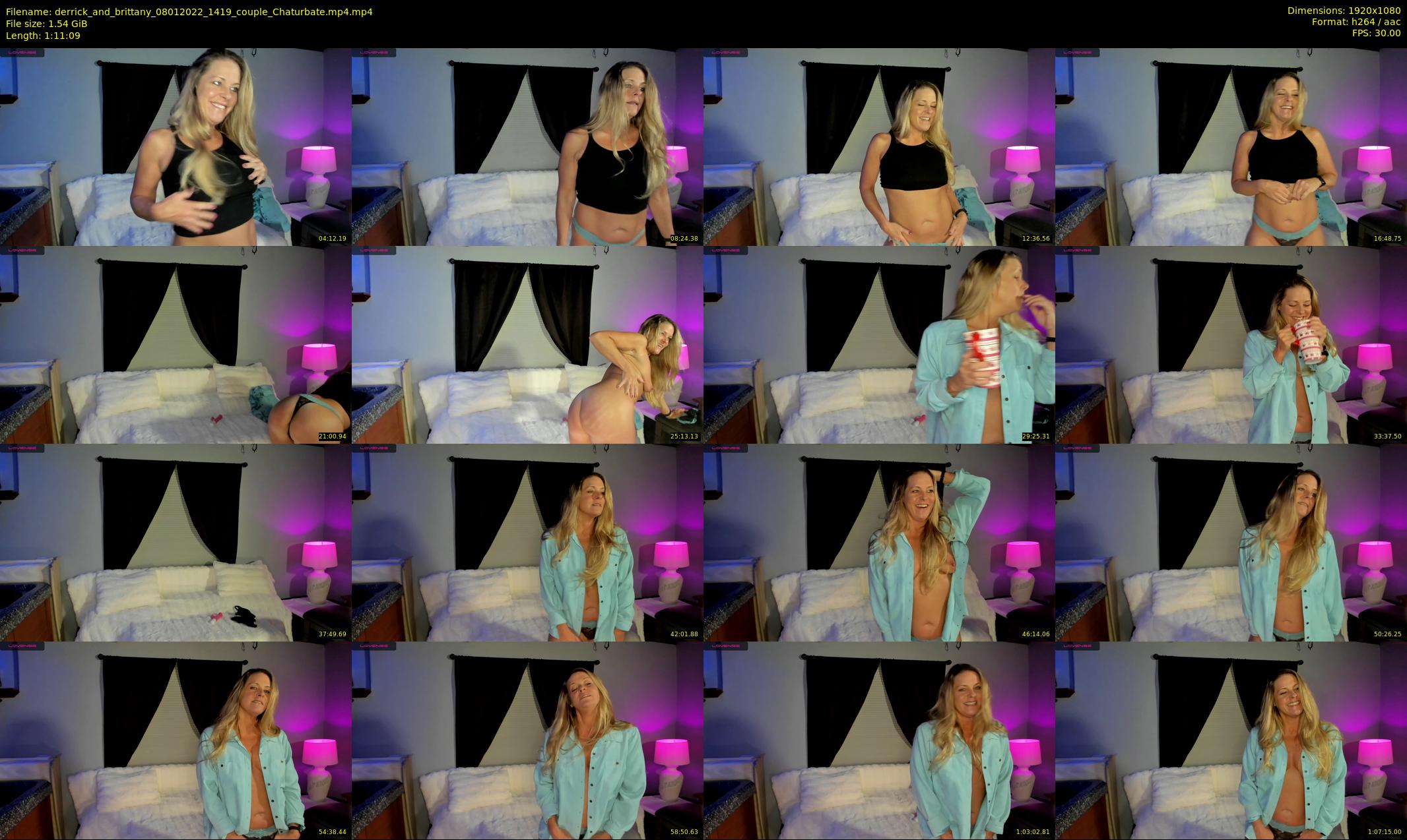 derrick_and_brittany — 72 minute Chaturbate couple cam show recording, 1080p, Jan 8, 2022