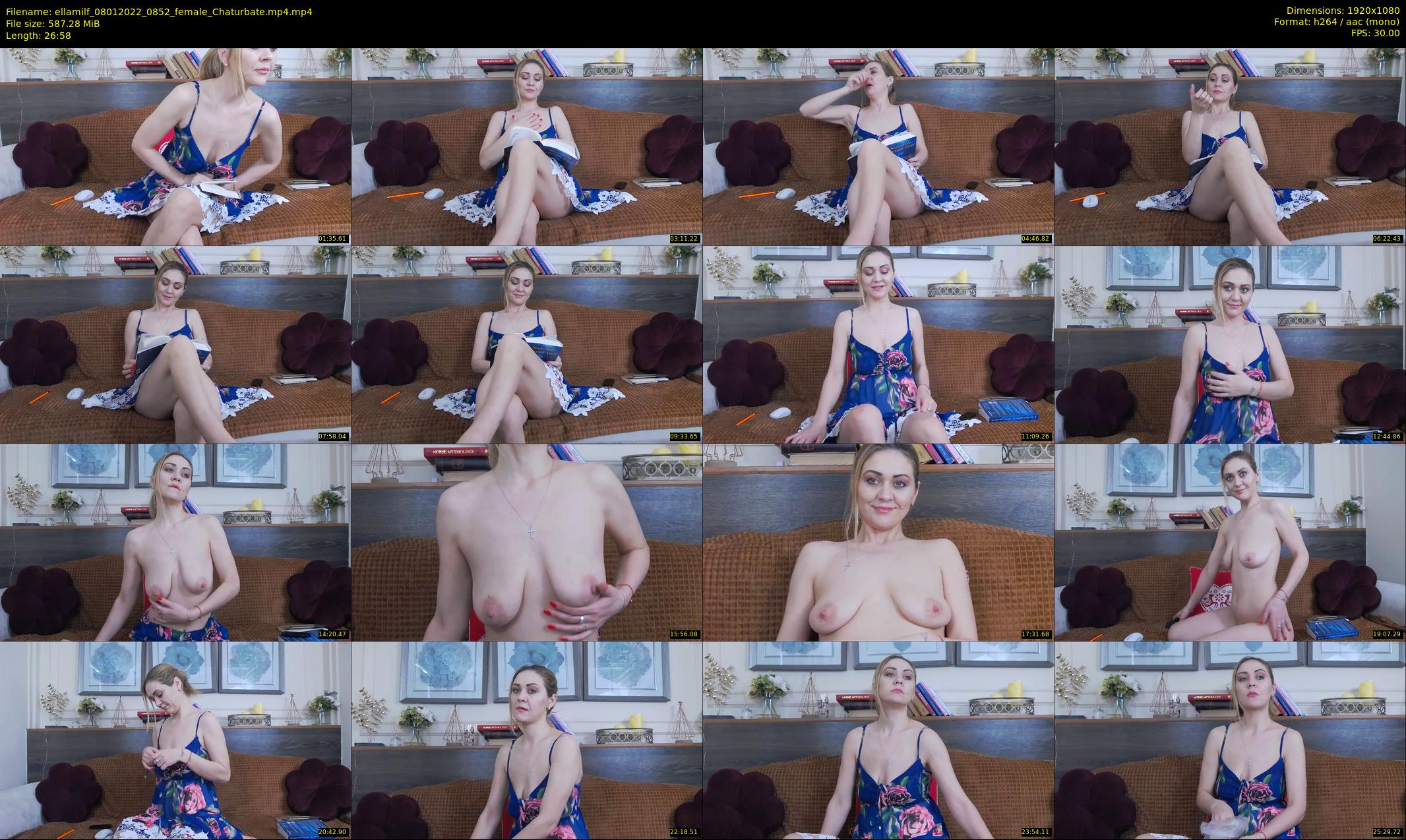 ellamilf — 27 minute Chaturbate female cam show recording, 1080p, Jan 8, 2022