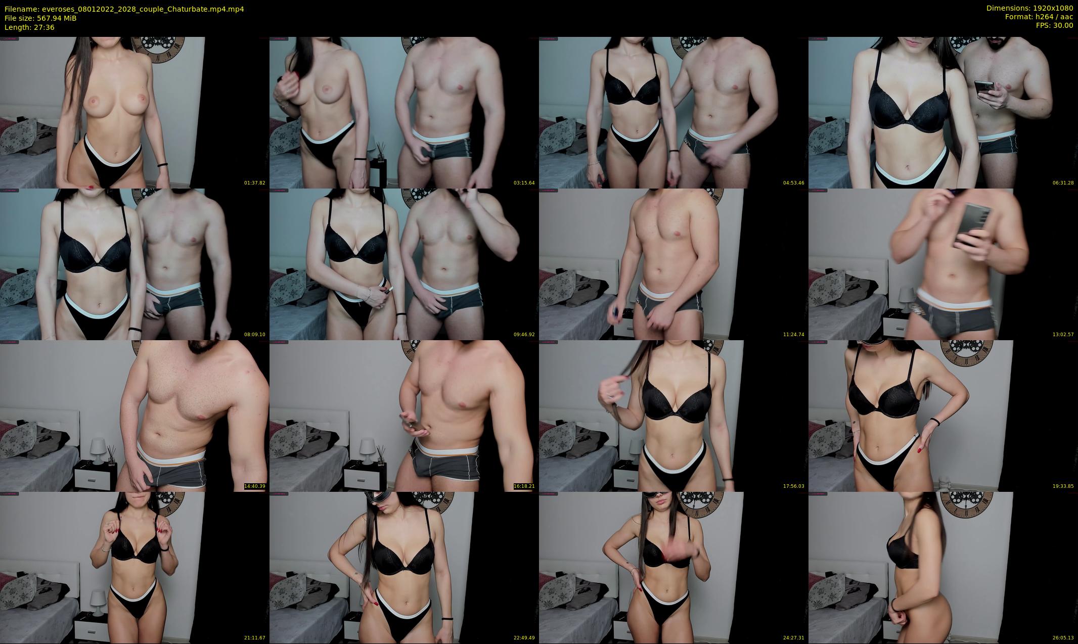 everoses — 28 minute Chaturbate couple cam show recording, 1080p, Jan 8, 2022