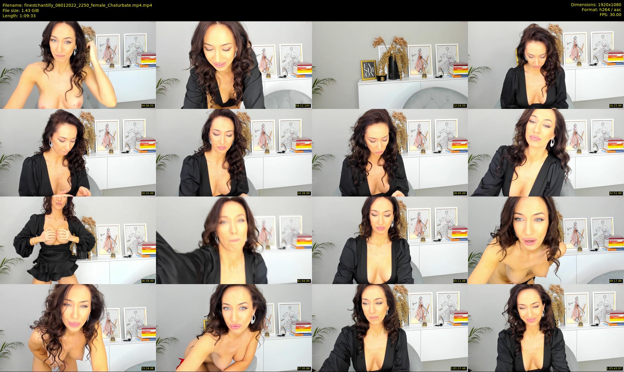 finestchantilly — 70 minute Chaturbate female cam show recording, 1080p, Jan 8, 2022