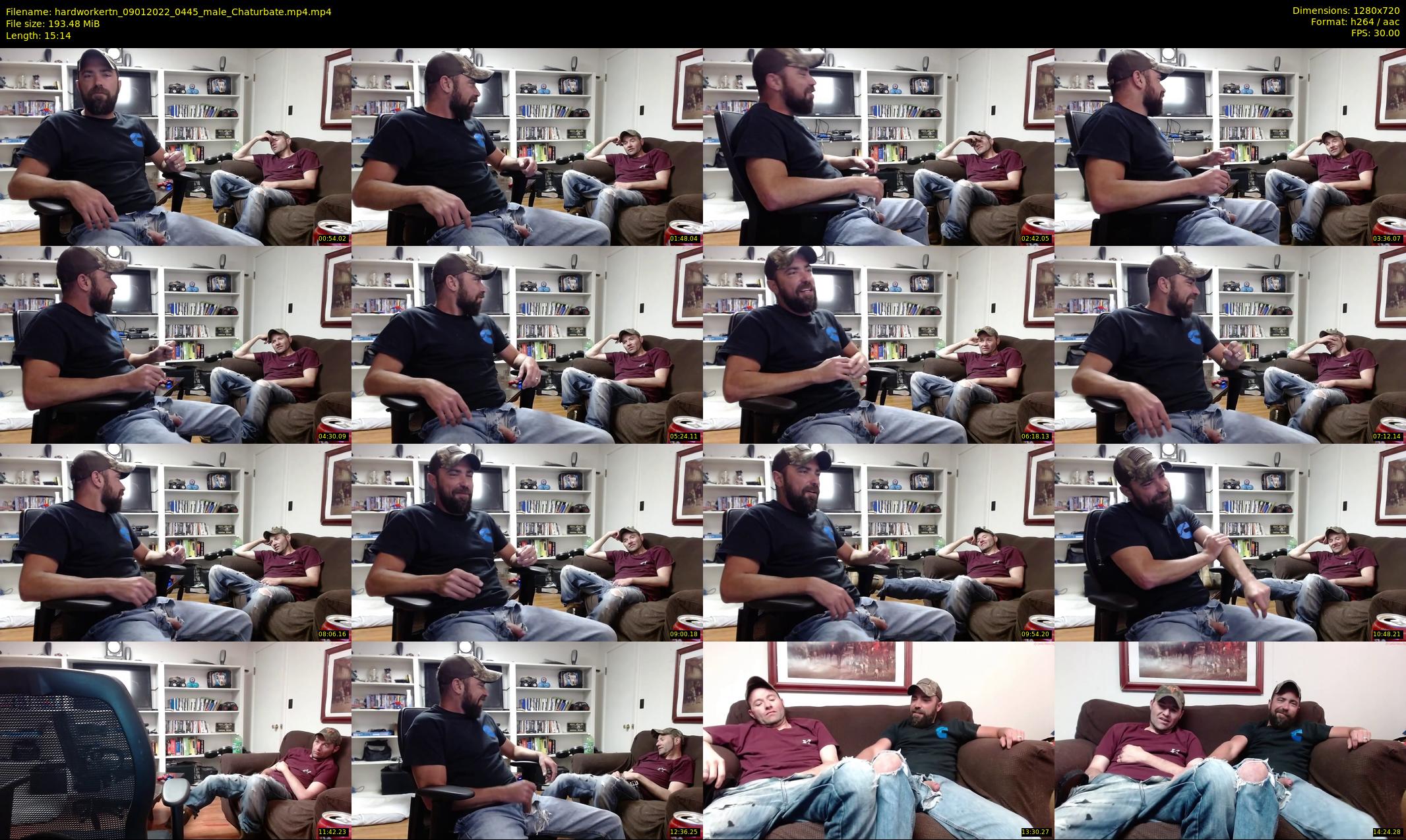 hardworkertn — 16 minute Chaturbate male cam show recording, 720p, Jan 9, 2022