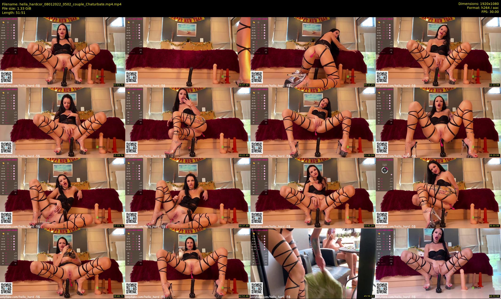 hella_hardcor — 52 minute Chaturbate female cam show recording, 1080p, Jan 8, 2022
