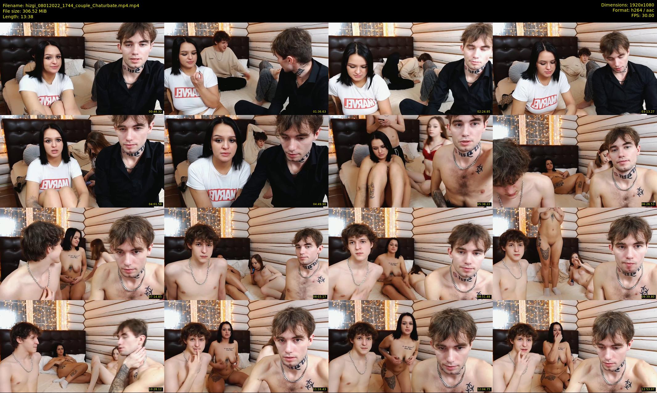 hizgi — 14 minute Chaturbate couple cam show recording, 1080p, Jan 8, 2022