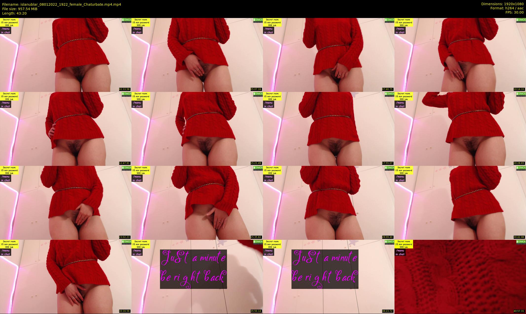 islanublar — 44 minute Chaturbate female cam show recording, 1080p, Jan 8, 2022