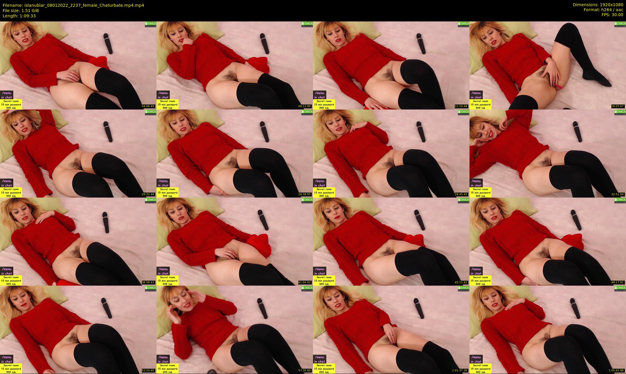 islanublar — 70 minute Chaturbate female cam show recording, 1080p, Jan 8, 2022