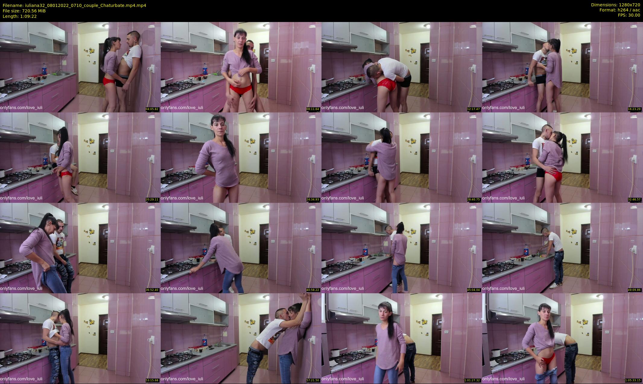 iuliana32 — 70 minute Chaturbate couple cam show recording, 720p, Jan 8, 2022