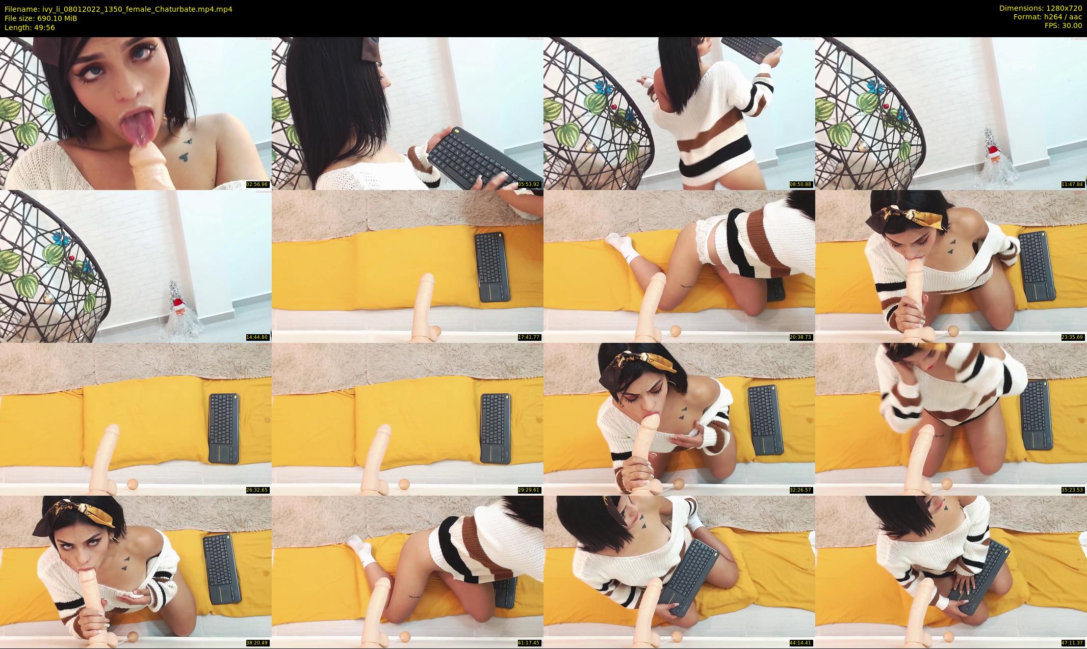 ivy_li — 50 minute Chaturbate female cam show recording, 720p, Jan 8, 2022