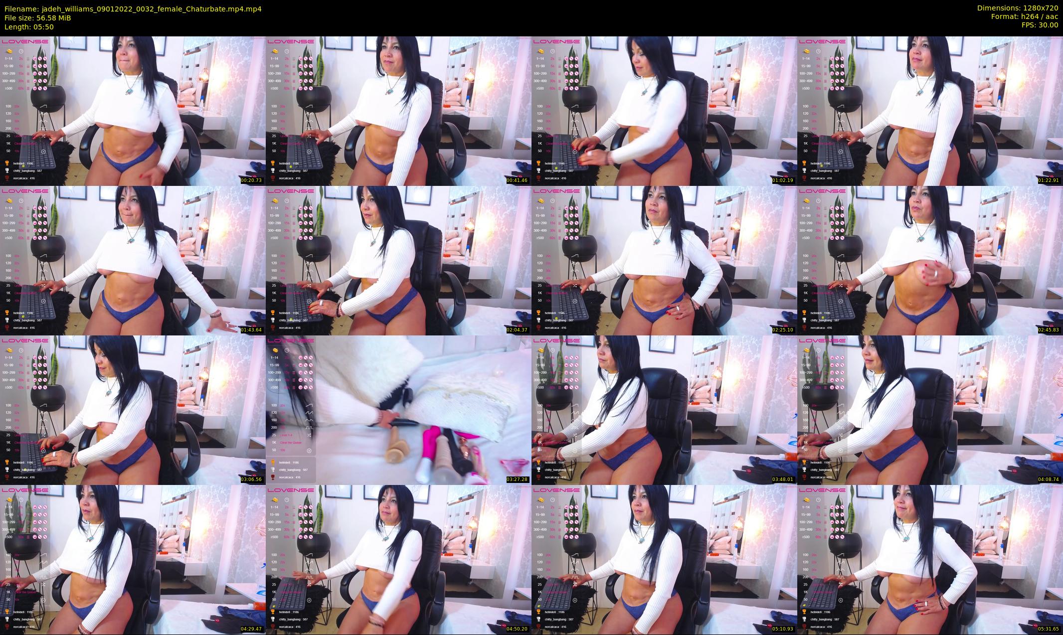 jadeh_williams — 6 minute Chaturbate female cam show recording, 720p, Jan 9, 2022