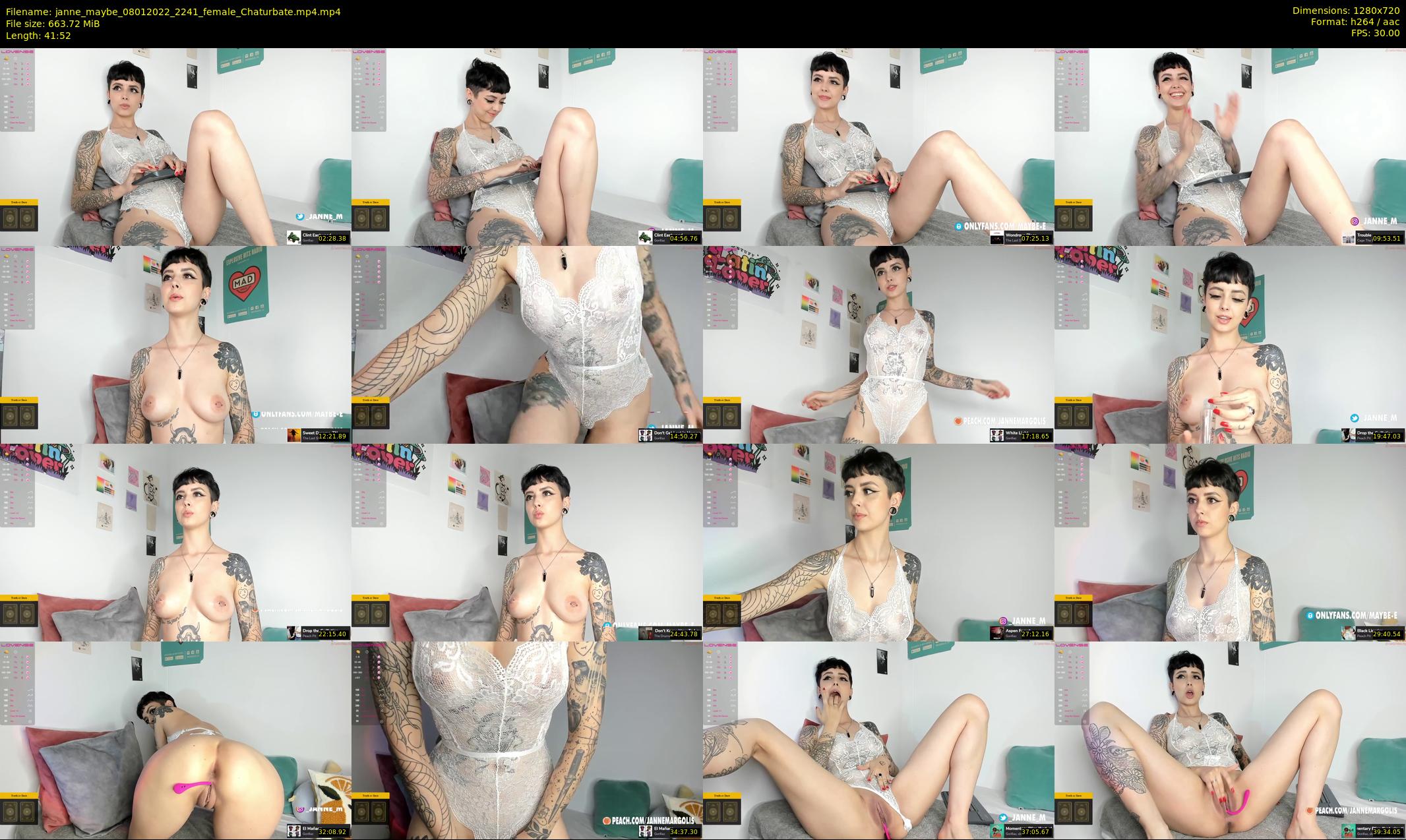 janne_maybe — 42 minute Chaturbate female cam show recording, 720p, Jan 8, 2022