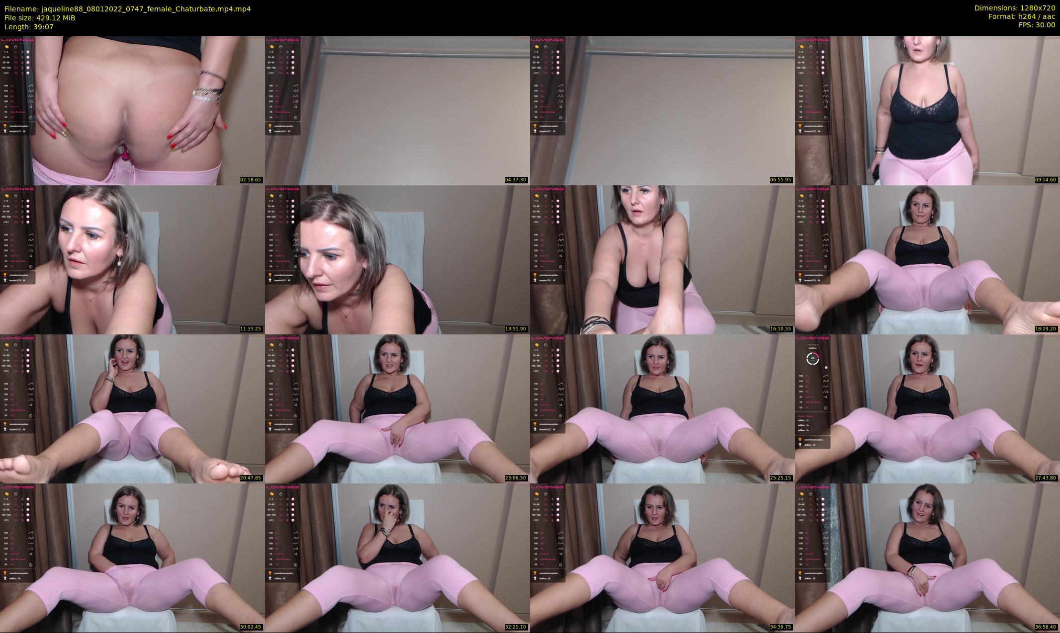 jaqueline88 — 40 minute Chaturbate female cam show recording, 720p, Jan 8, 2022