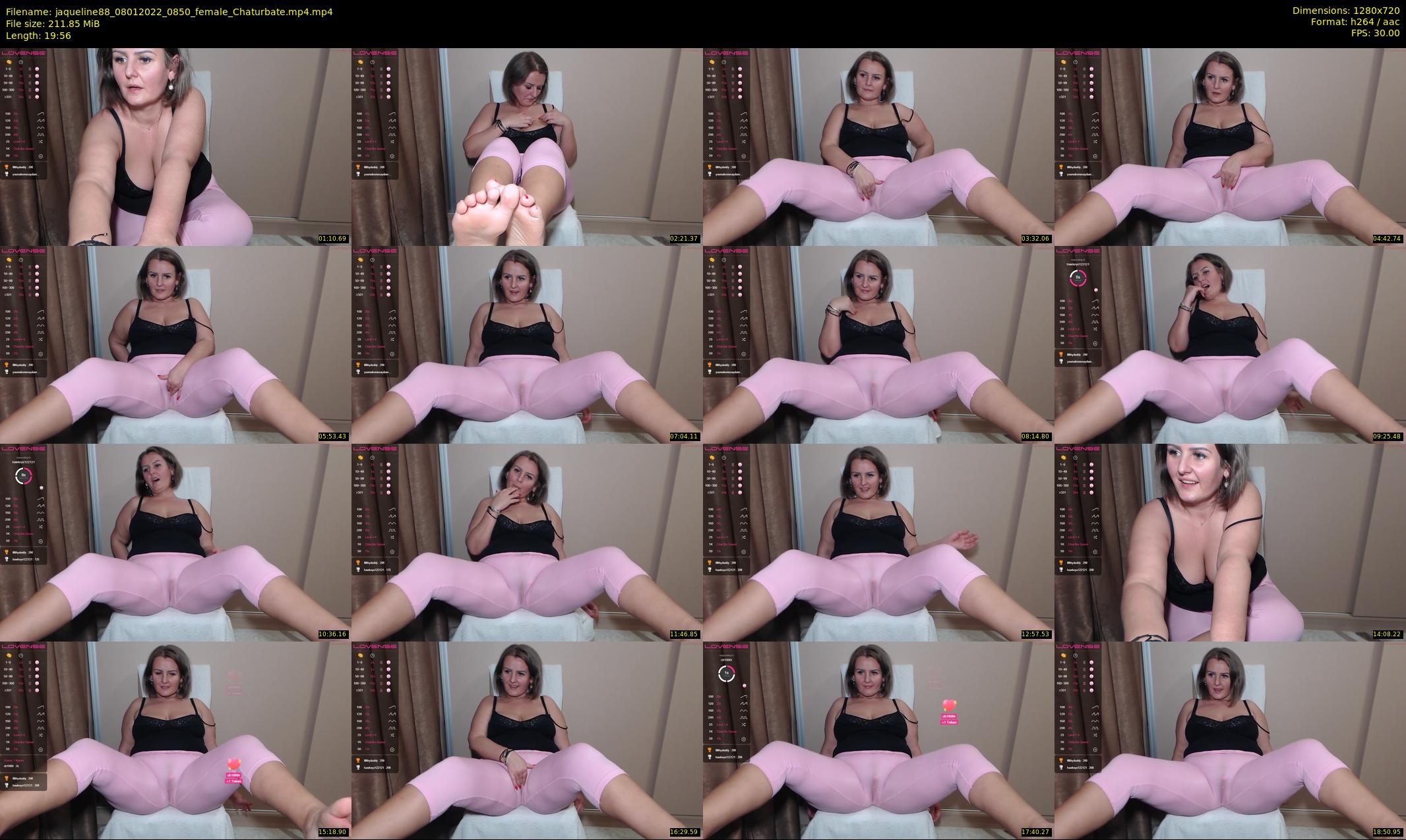 jaqueline88 — 20 minute Chaturbate female cam show recording, 720p, Jan 8, 2022
