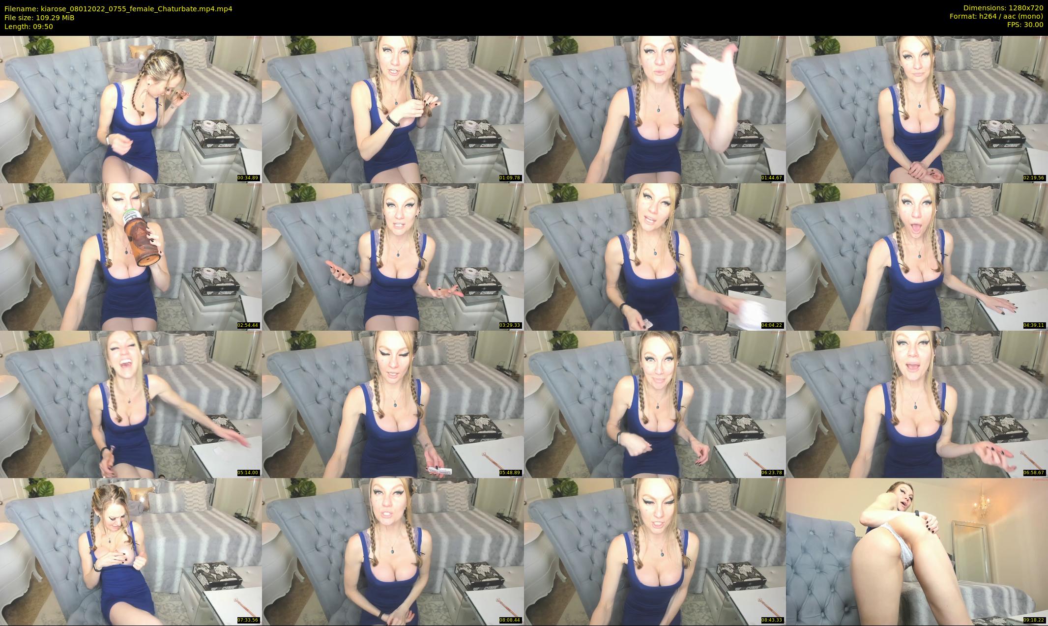 kiarose — 10 minute Chaturbate female cam show recording, 720p, Jan 8, 2022