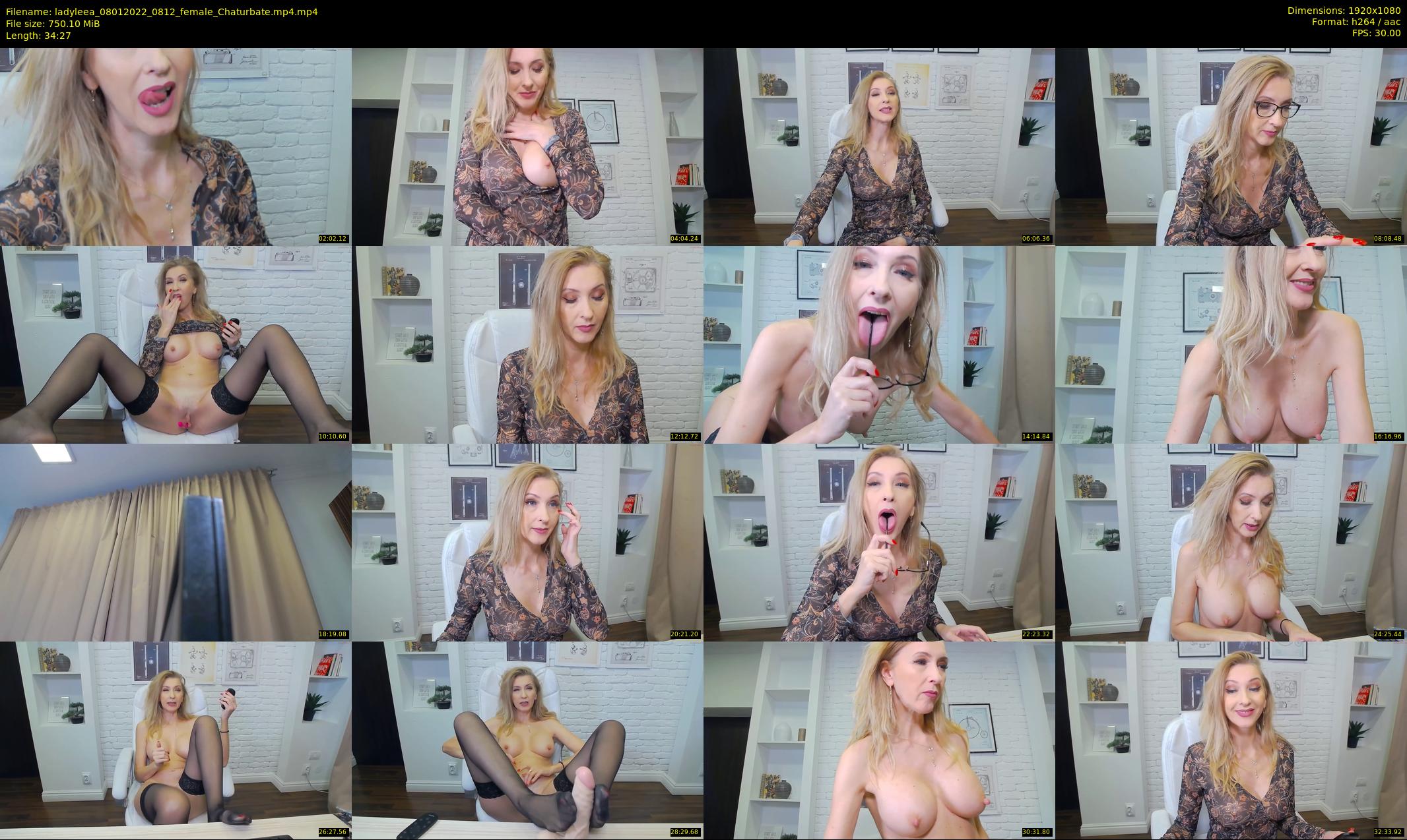 ladyleea — 35 minute Chaturbate female cam show recording, 1080p, Jan 8, 2022