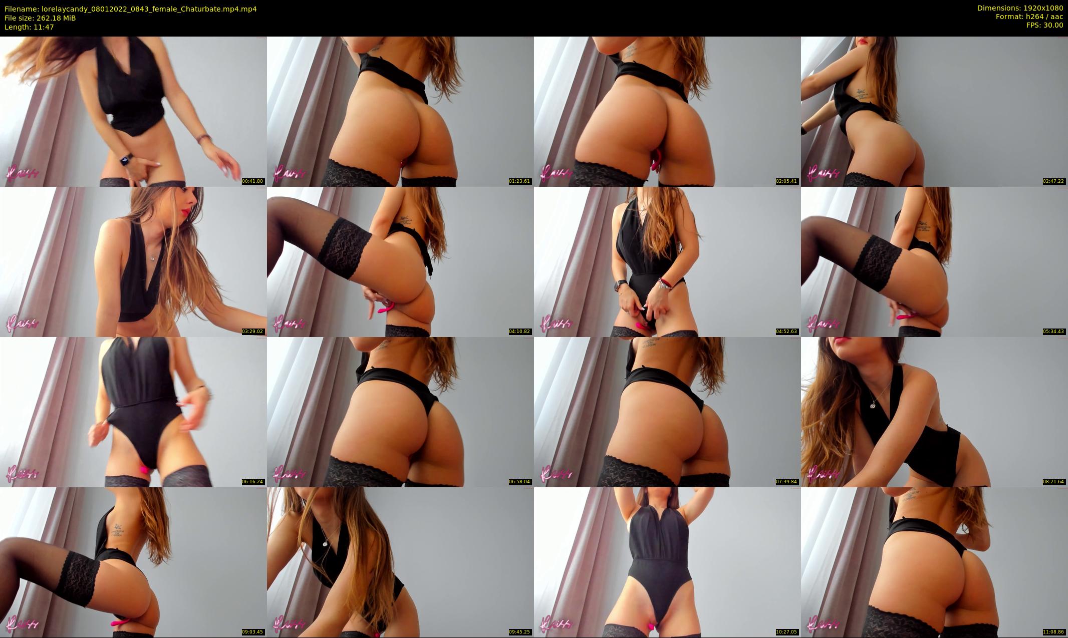 lorelaycandy — 12 minute Chaturbate female cam show recording, 1080p, Jan 8, 2022