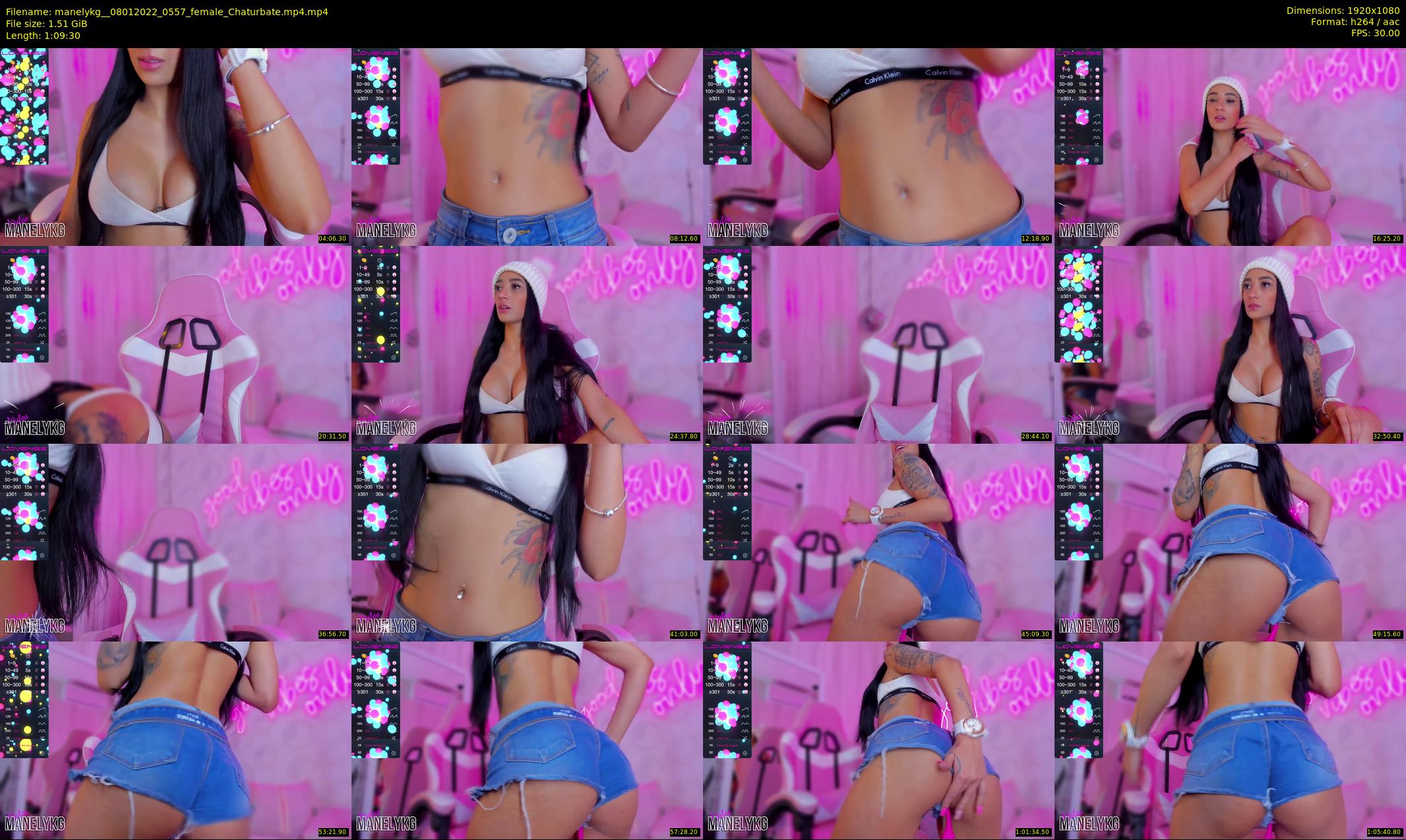 manelykg_ — 70 minute Chaturbate female cam show recording, 1080p, Jan 8, 2022