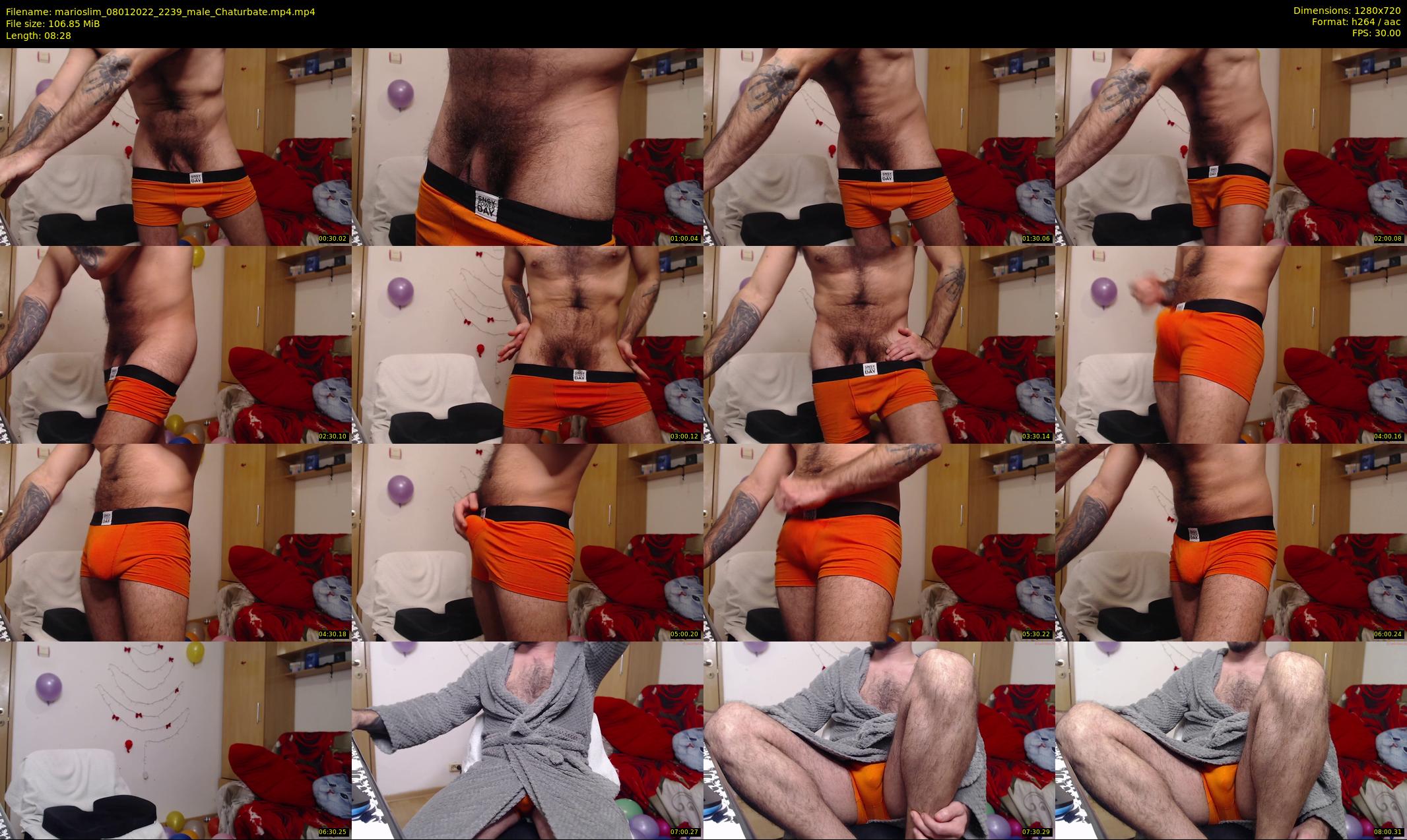 marioslim — 9 minute Chaturbate male cam show recording, 720p, Jan 8, 2022