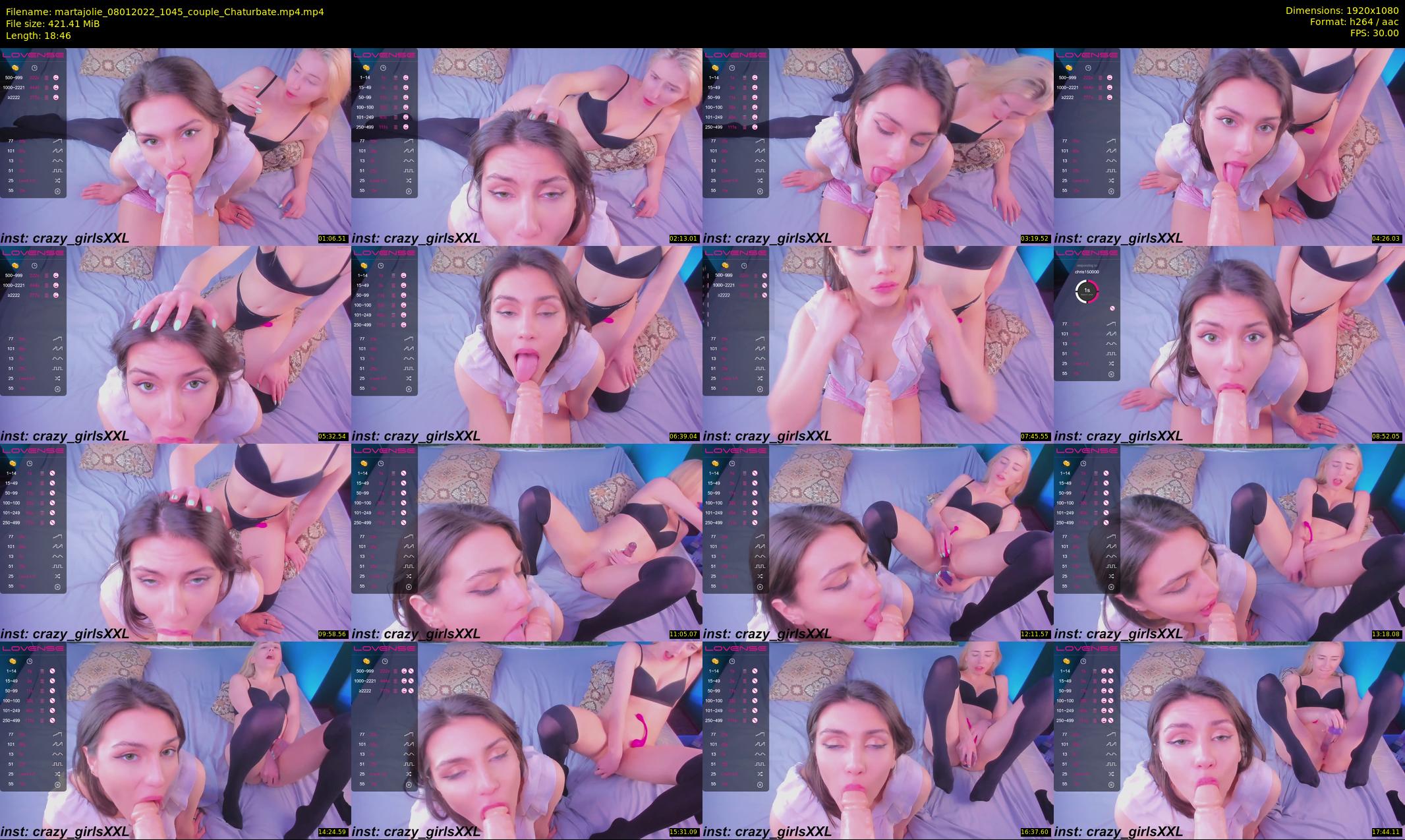 martajolie — 19 minute Chaturbate female cam show recording, 1080p, Jan 8, 2022