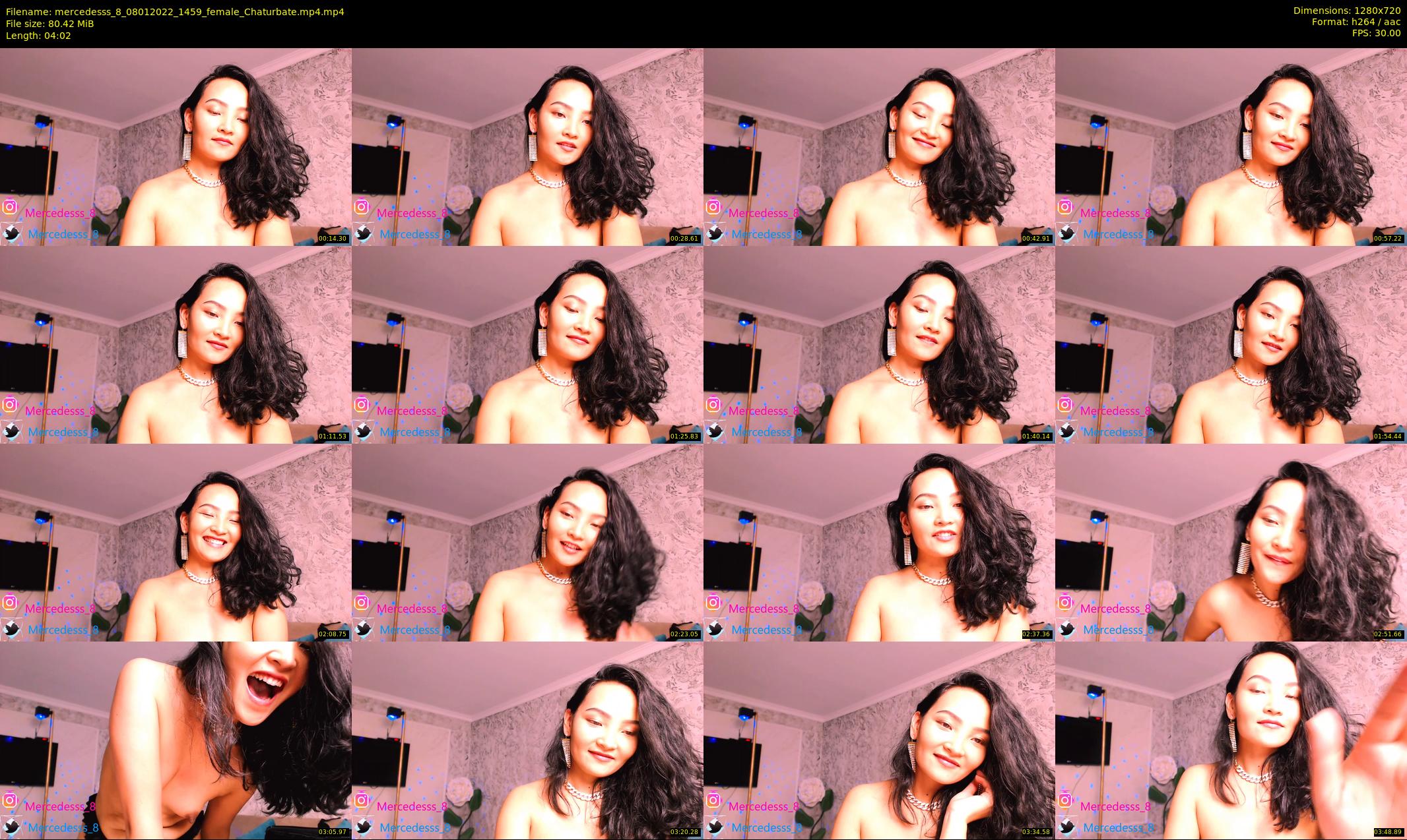 mercedesss_8 — 5 minute Chaturbate female cam show recording, 720p, Jan 8, 2022