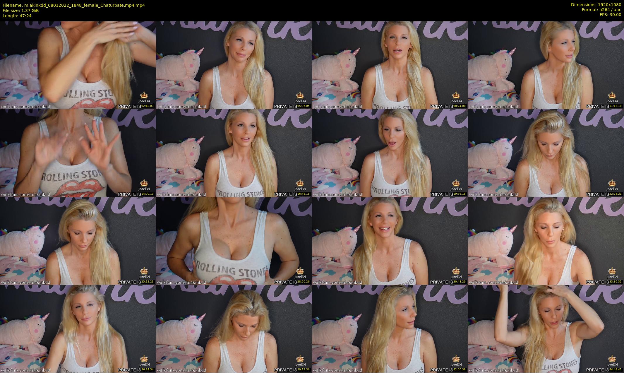 miakinkdd — 48 minute Chaturbate female cam show recording, 1080p, Jan 8, 2022