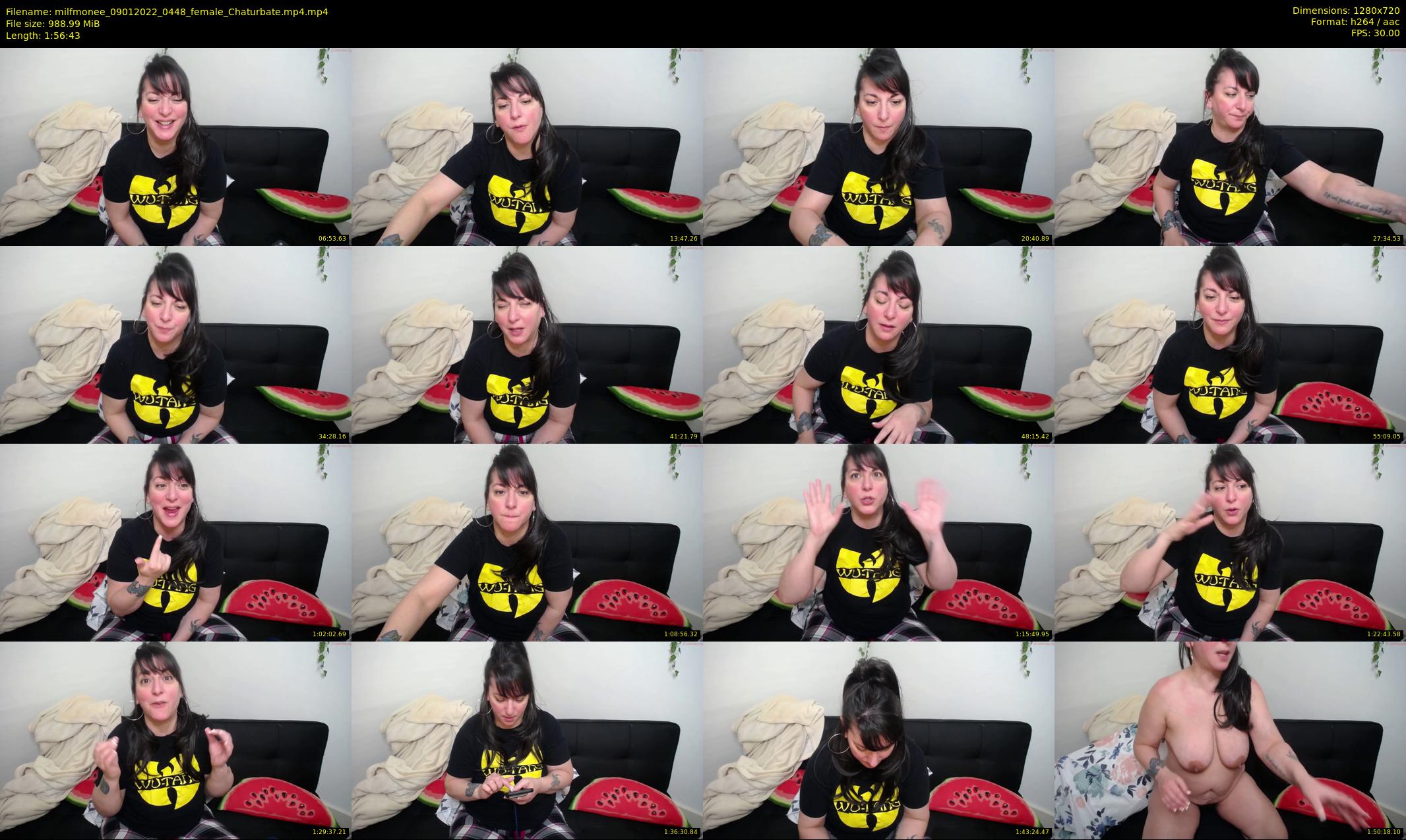 milfmonee — 117 minute Chaturbate female cam show recording, 720p, Jan 9, 2022