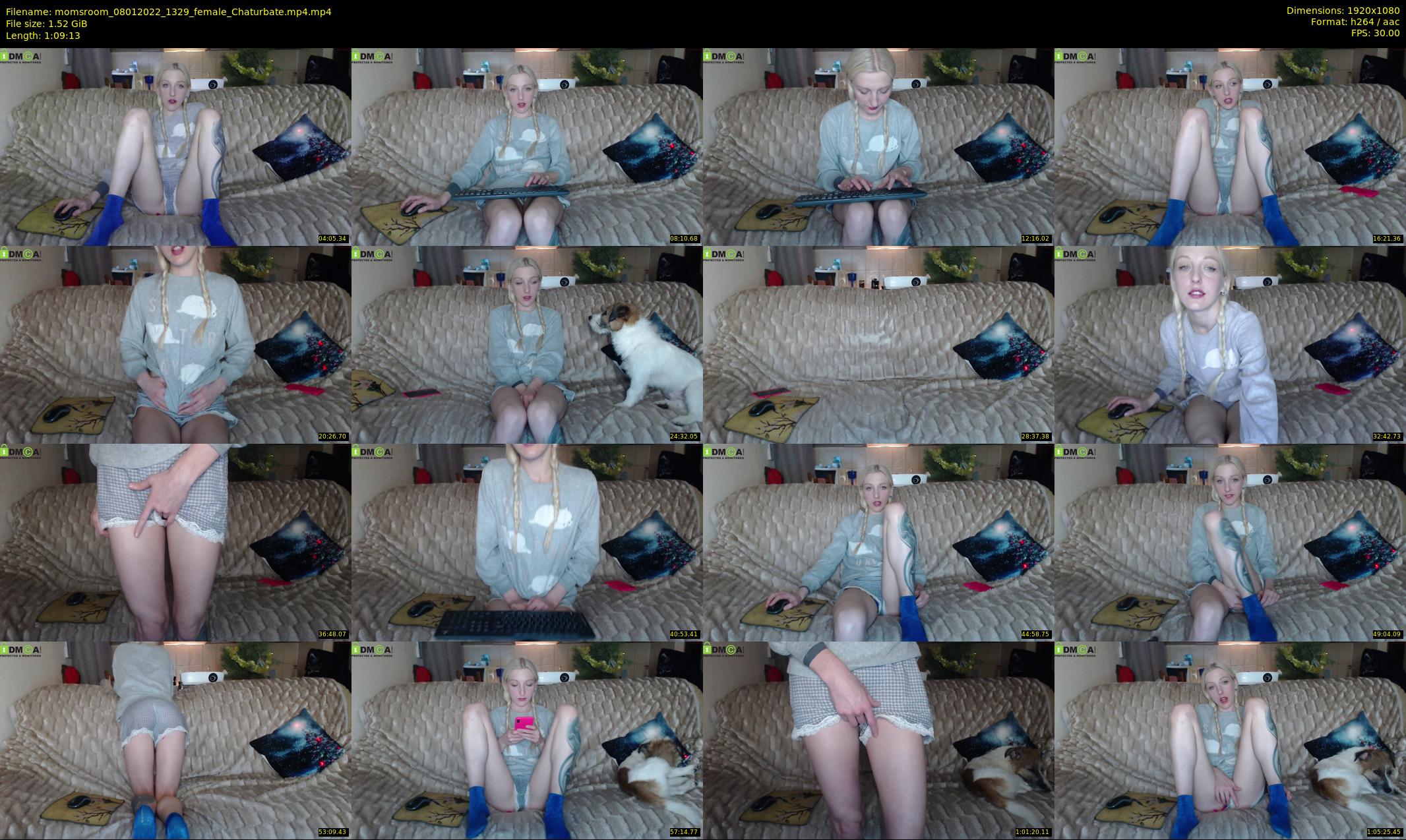 momsroom — 70 minute Chaturbate couple cam show recording, 1080p, Jan 8, 2022
