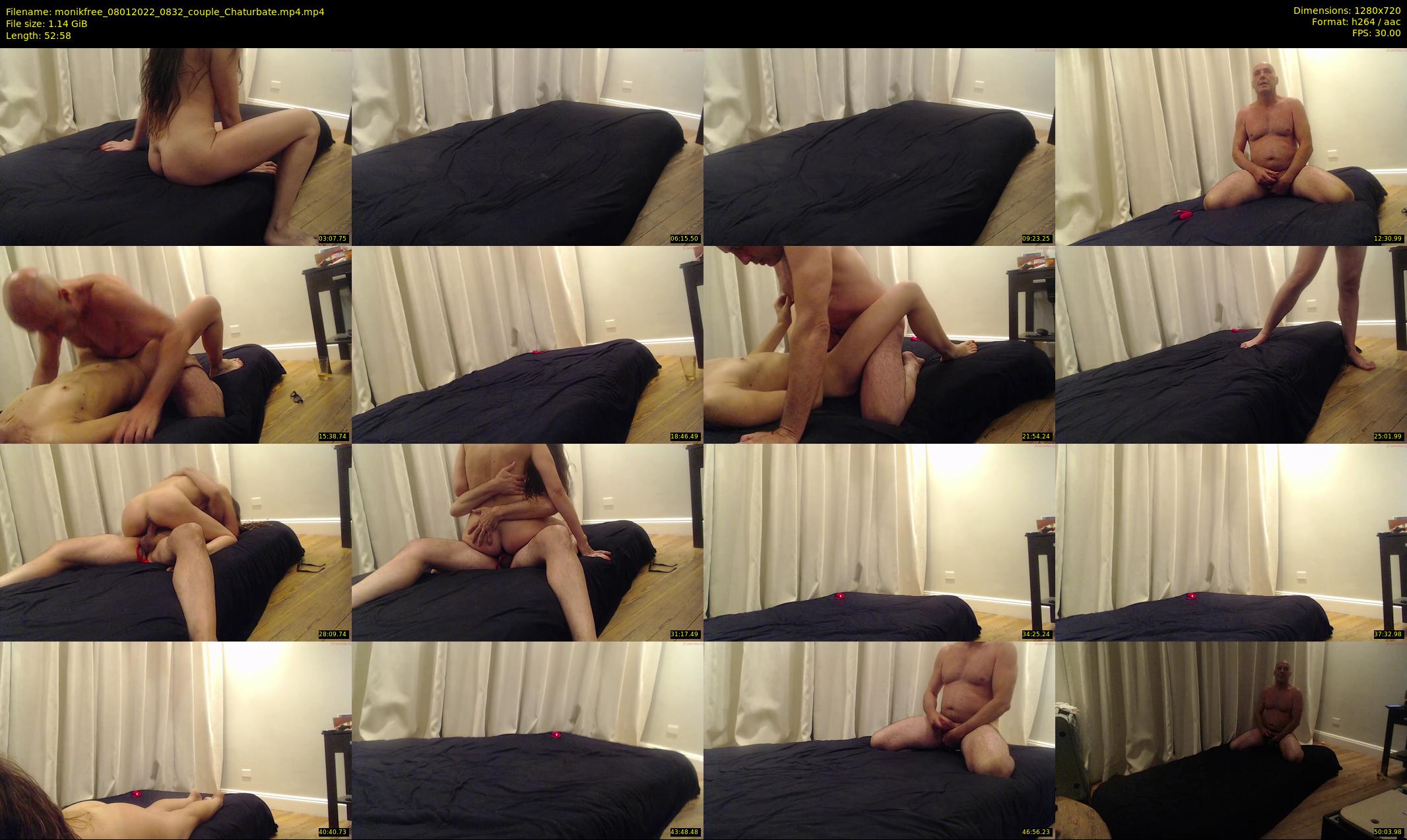 monikfree — 53 minute Chaturbate couple cam show recording, 720p, Jan 8, 2022