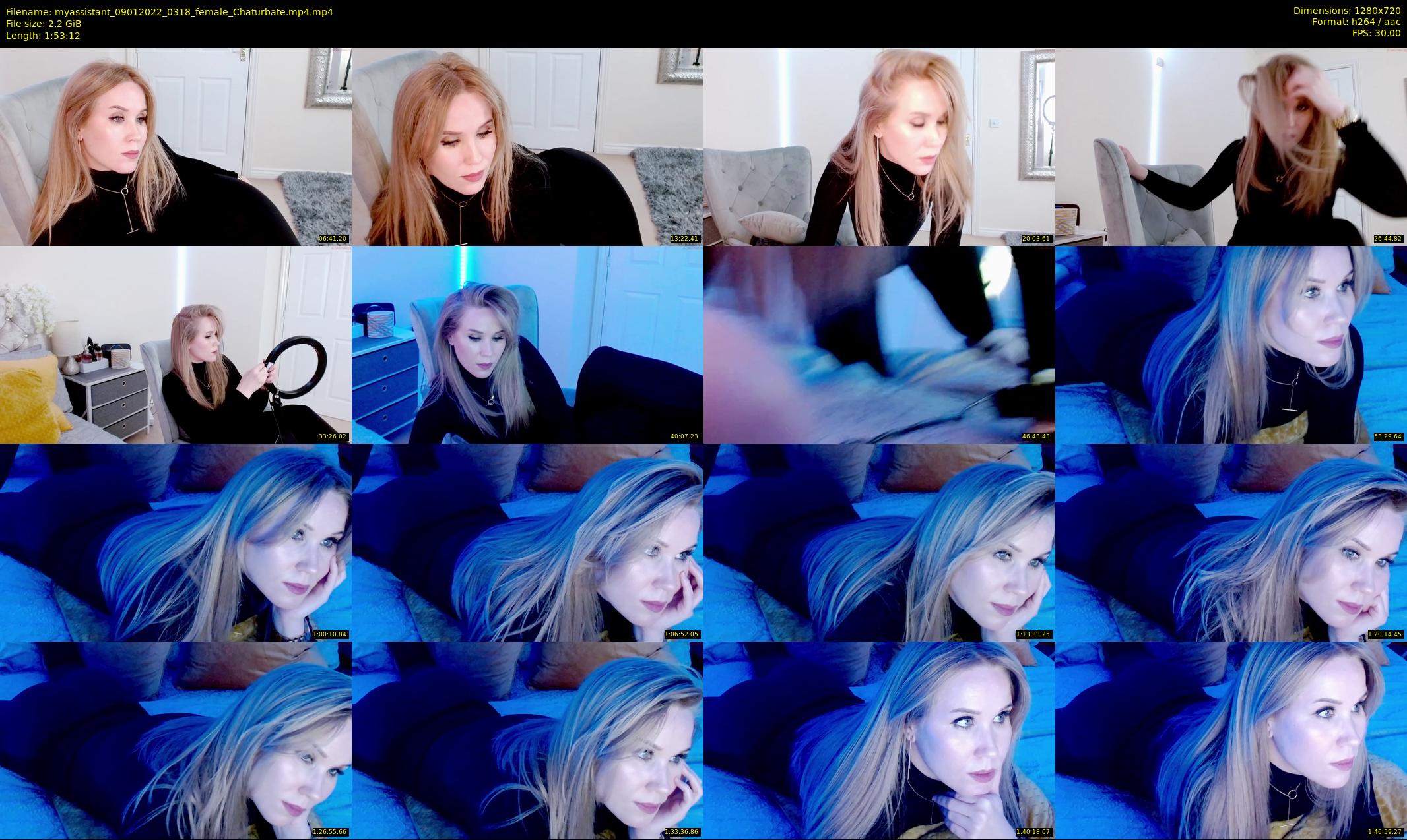 myassistant — 114 minute Chaturbate female cam show recording, 720p, Jan 9, 2022