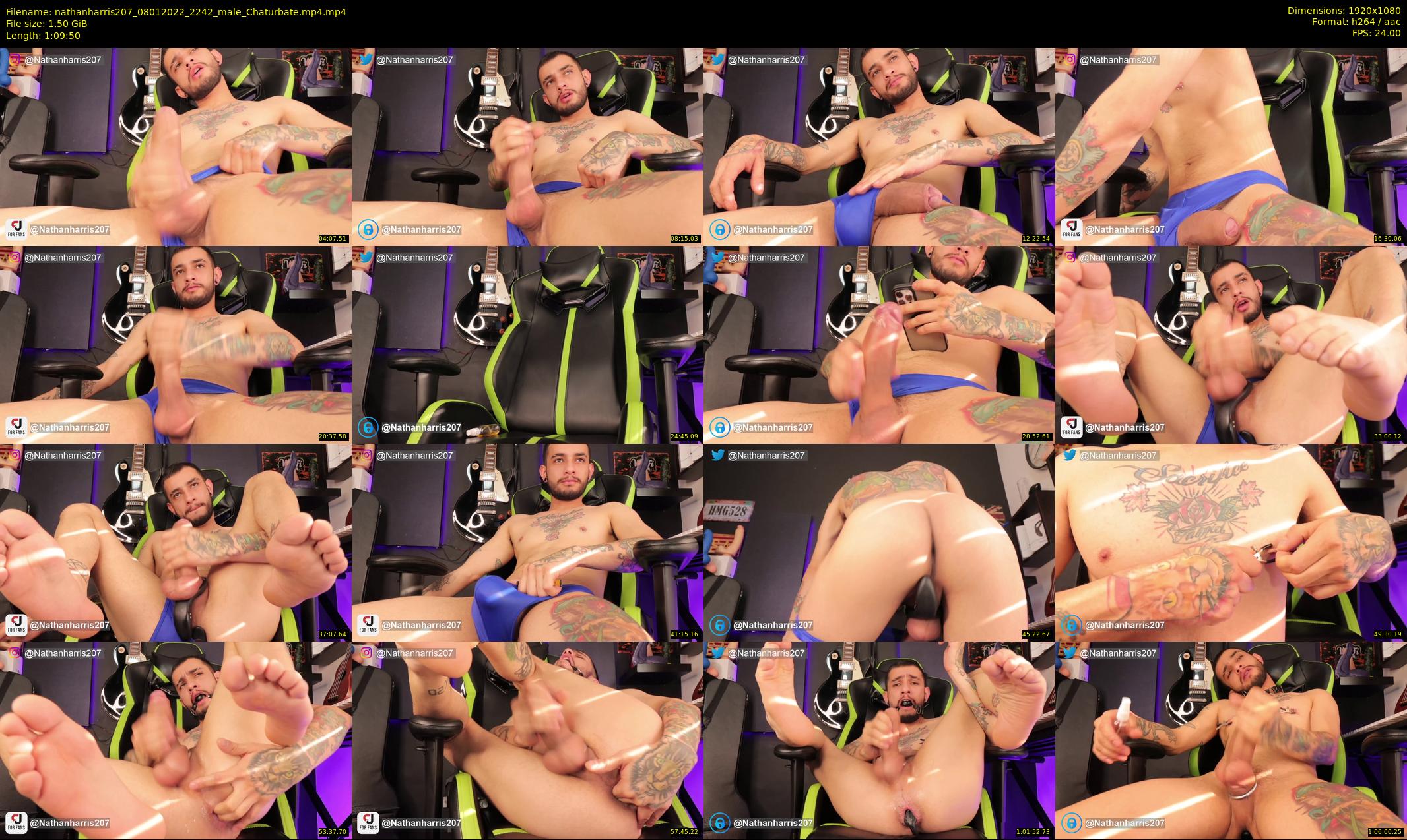 nathanharris207 — 70 minute Chaturbate male cam show recording, 1080p, Jan 8, 2022