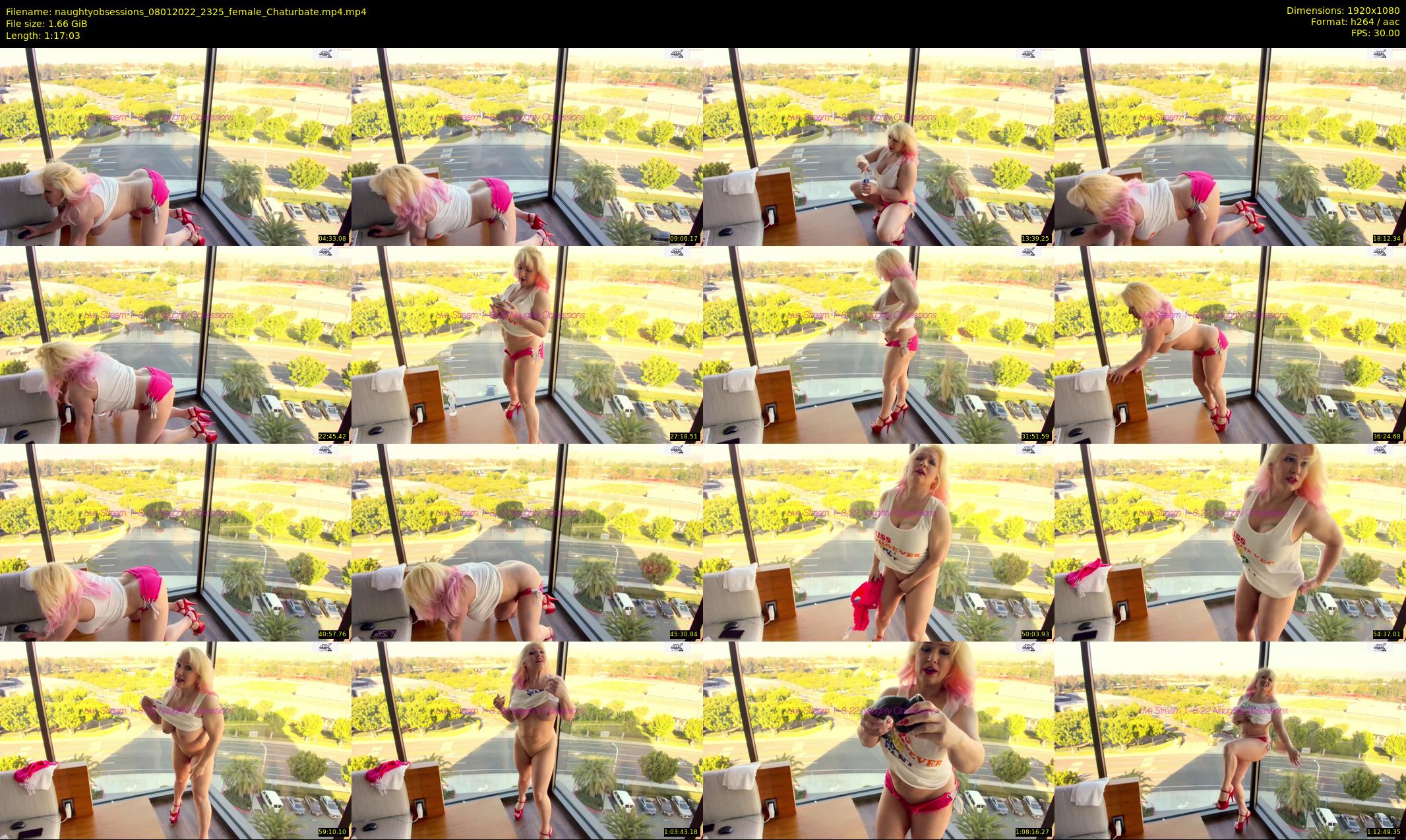 naughtyobsessions — 78 minute Chaturbate female cam show recording, 1080p, Jan 8, 2022