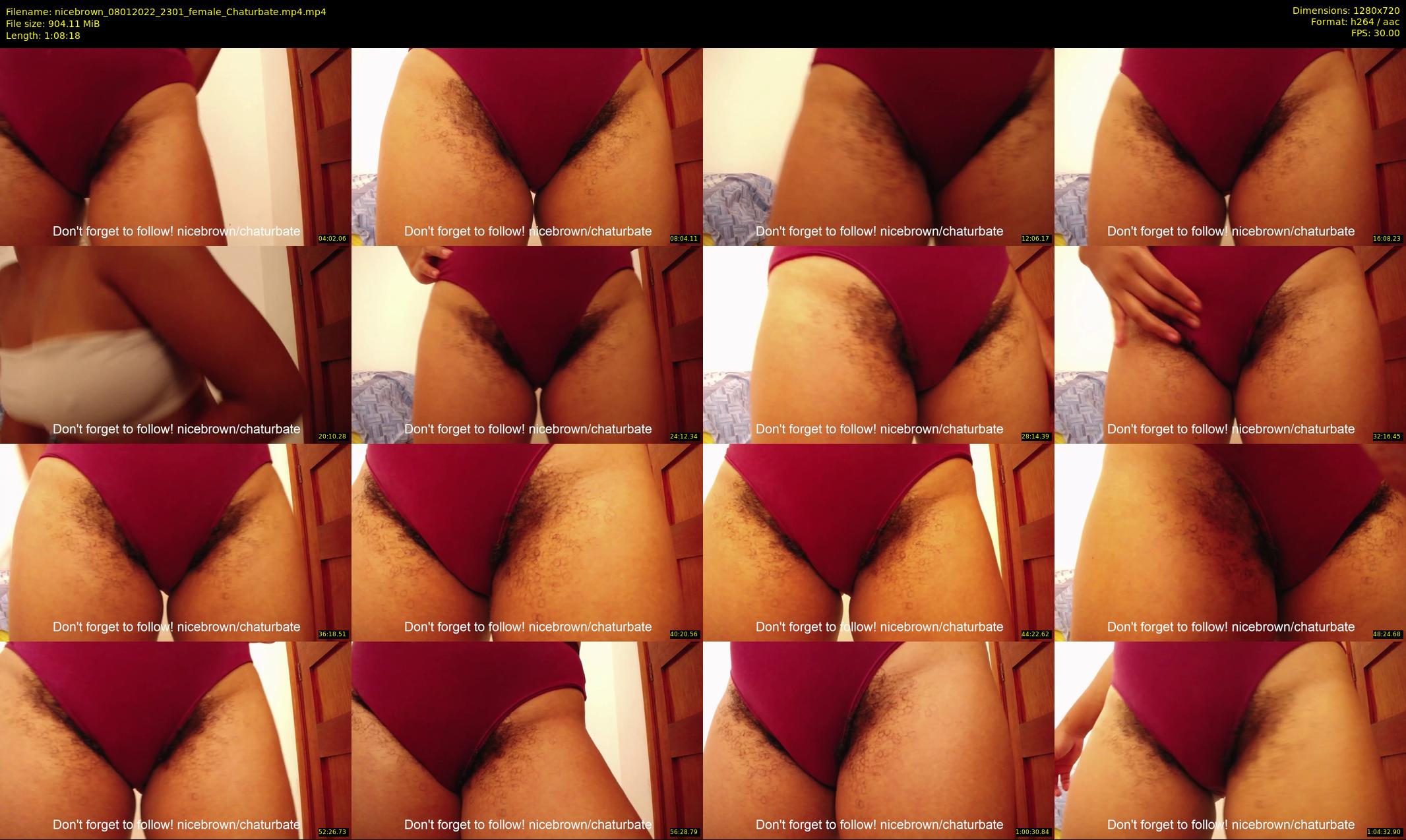 nicebrown — 69 minute Chaturbate female cam show recording, 720p, Jan 8, 2022
