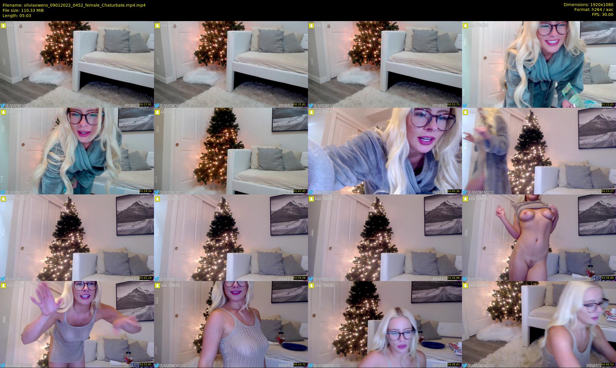 oliviaowens — 6 minute Chaturbate female cam show recording, 1080p, Jan 9, 2022