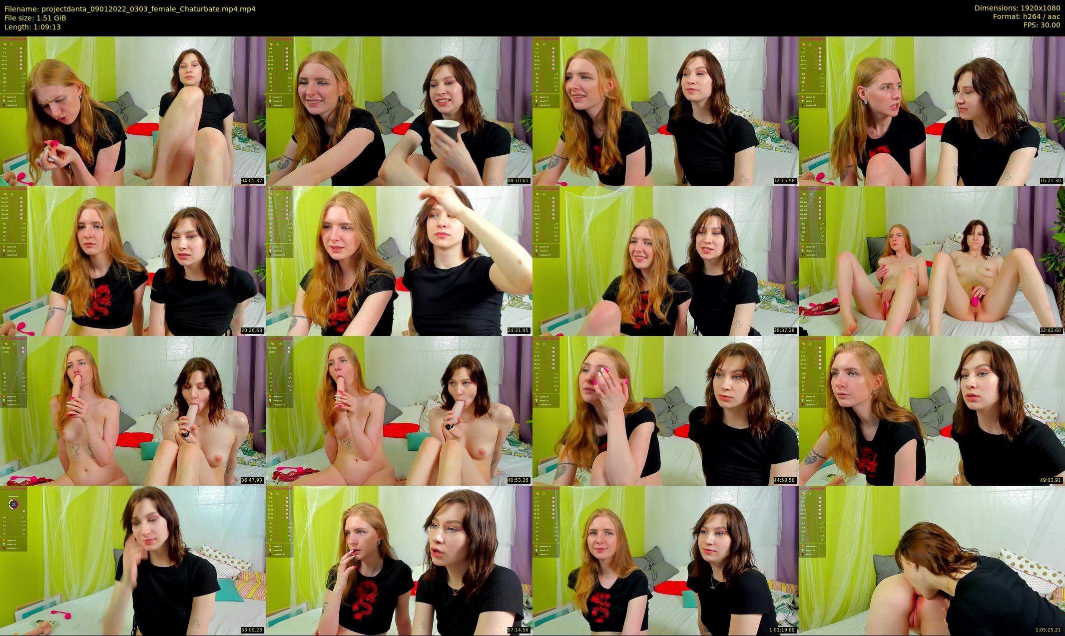 projectdanta — 70 minute Chaturbate female cam show recording, 1080p, Jan 9, 2022