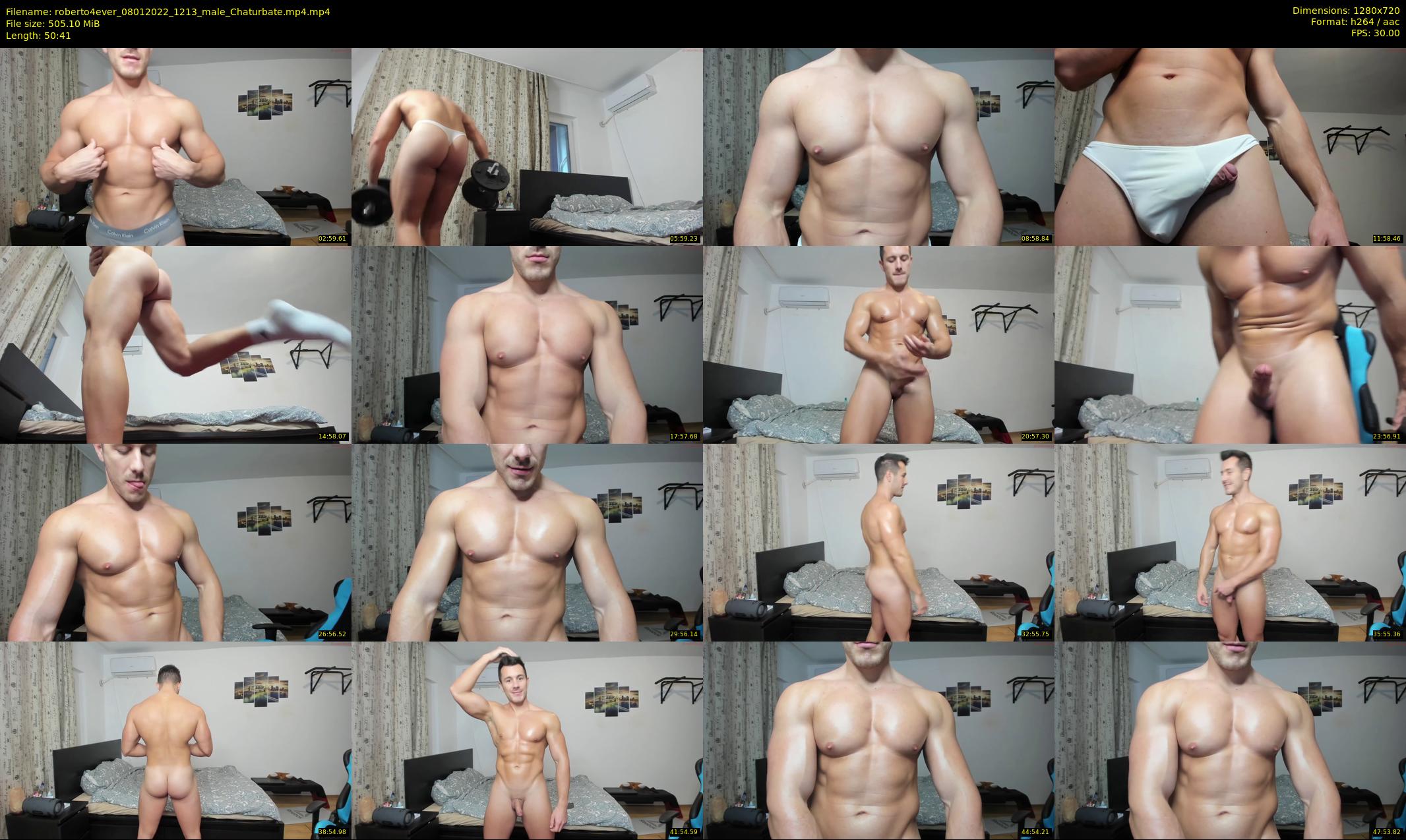 roberto4ever — 51 minute Chaturbate male cam show recording, 720p, Jan 8, 2022