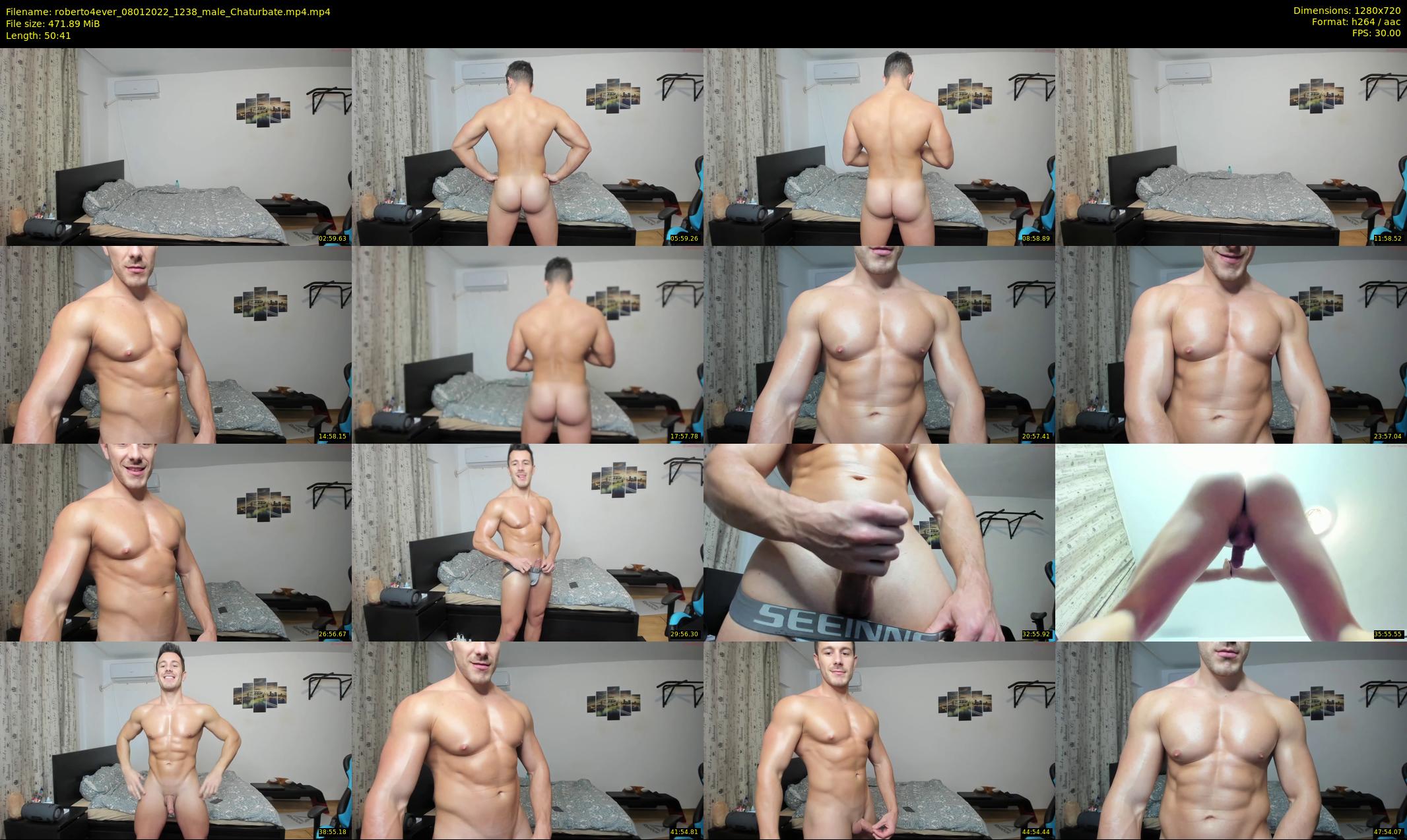 roberto4ever — 51 minute Chaturbate male cam show recording, 720p, Jan 8, 2022