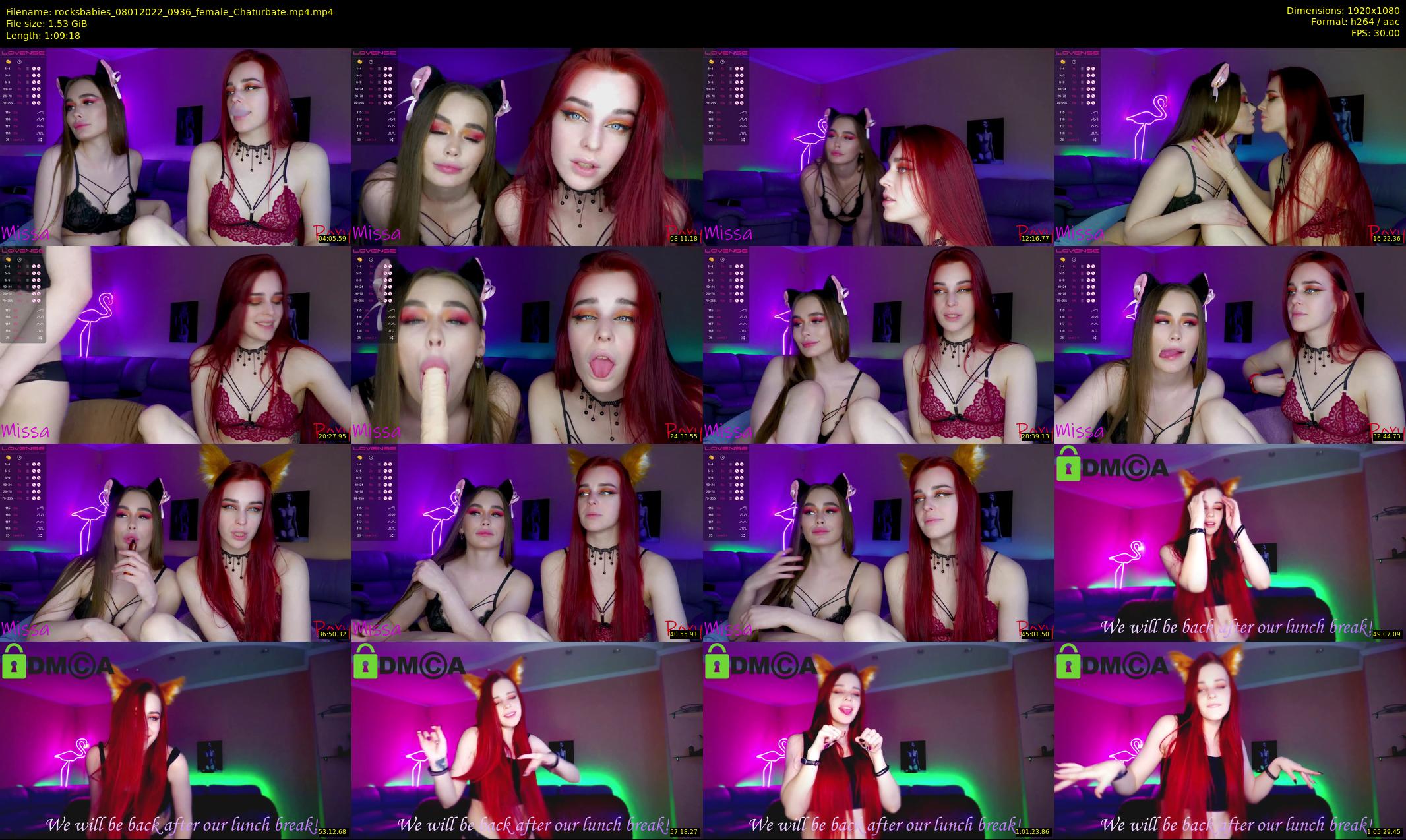 rocksbabies — 70 minute Chaturbate female cam show recording, 1080p, Jan 8, 2022