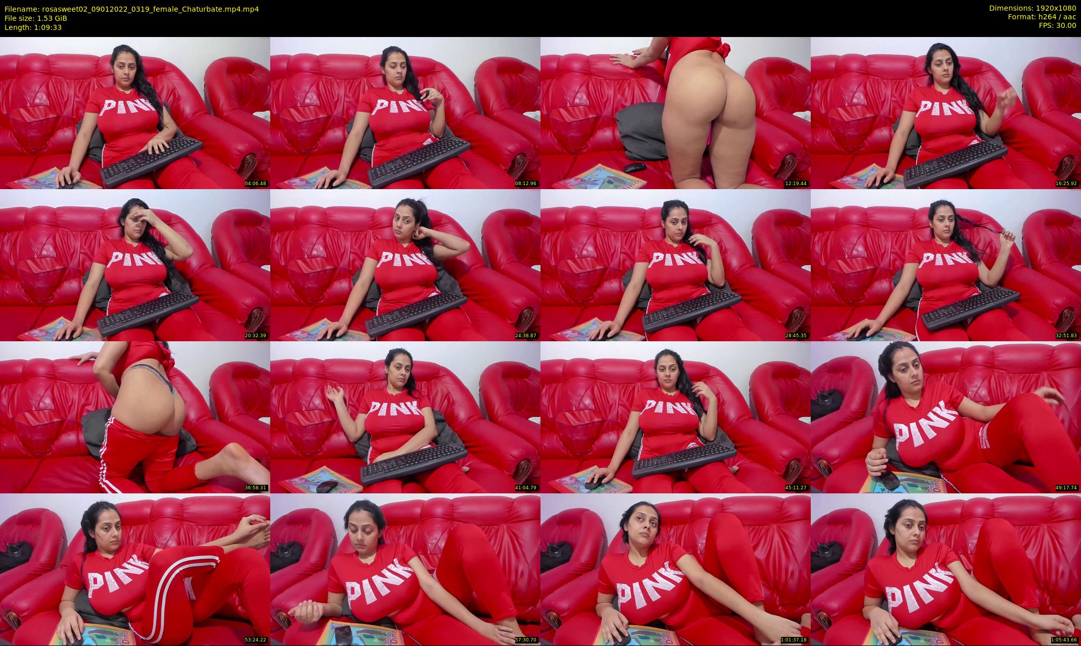 rosasweet02 — 70 minute Chaturbate female cam show recording, 1080p, Jan 9, 2022