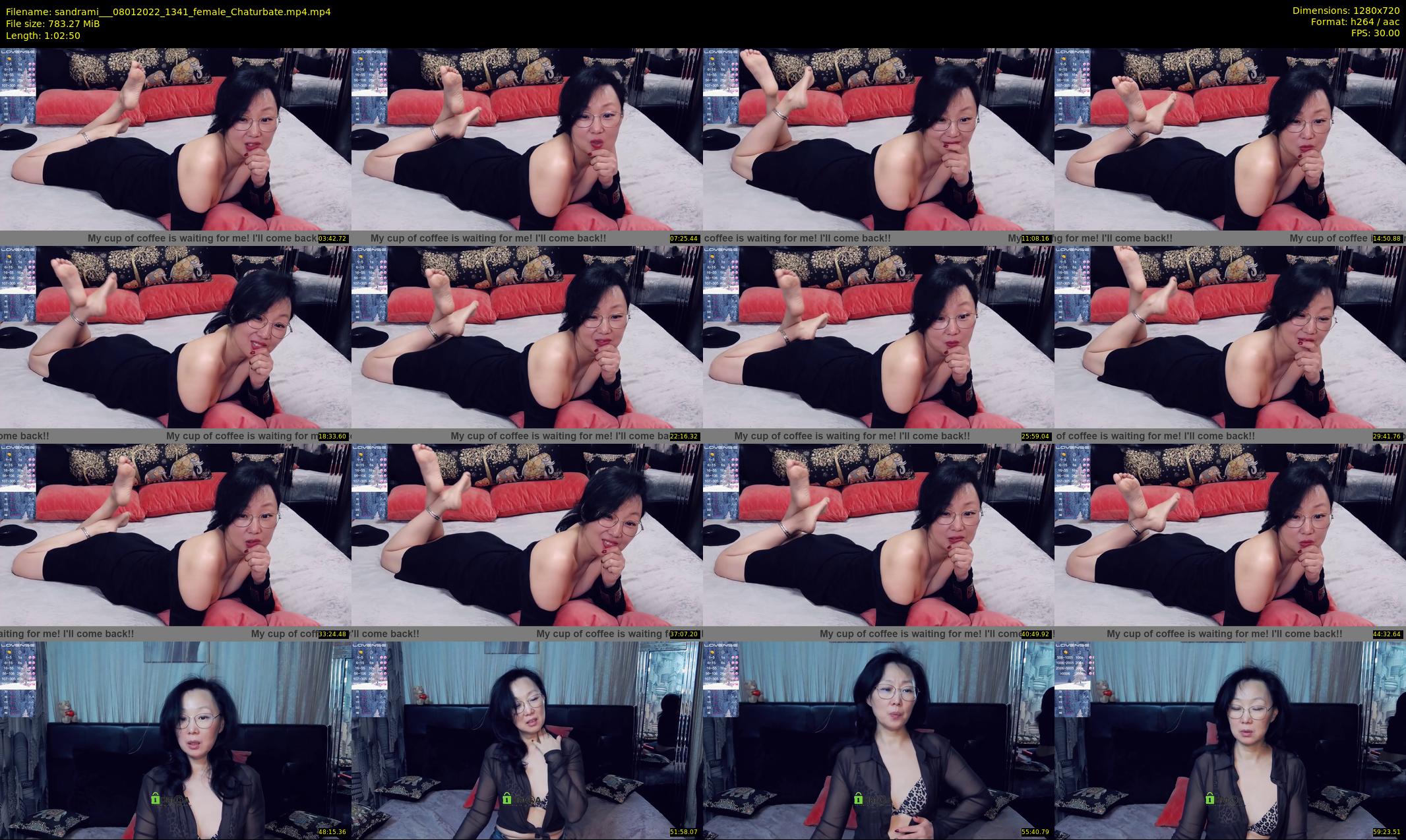 sandrami__ — 63 minute Chaturbate female cam show recording, 720p, Jan 8, 2022